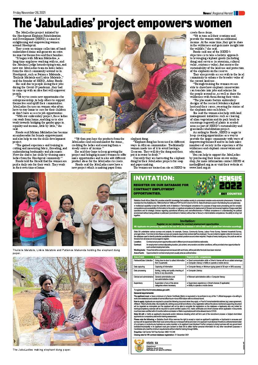 Hoedspruit Herald 26 Nov 2021 page 11