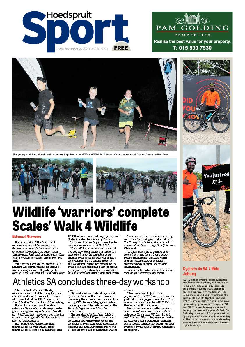 Hoedspruit Herald 26 Nov 2021 page 16