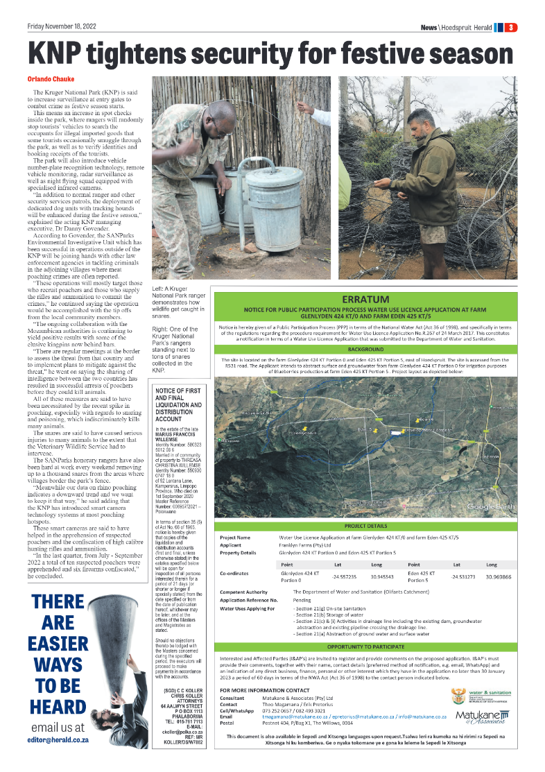 Hoedspruit Herald page 7
