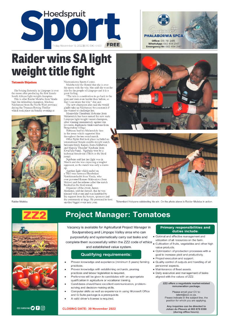 Hoedspruit Herald page 8