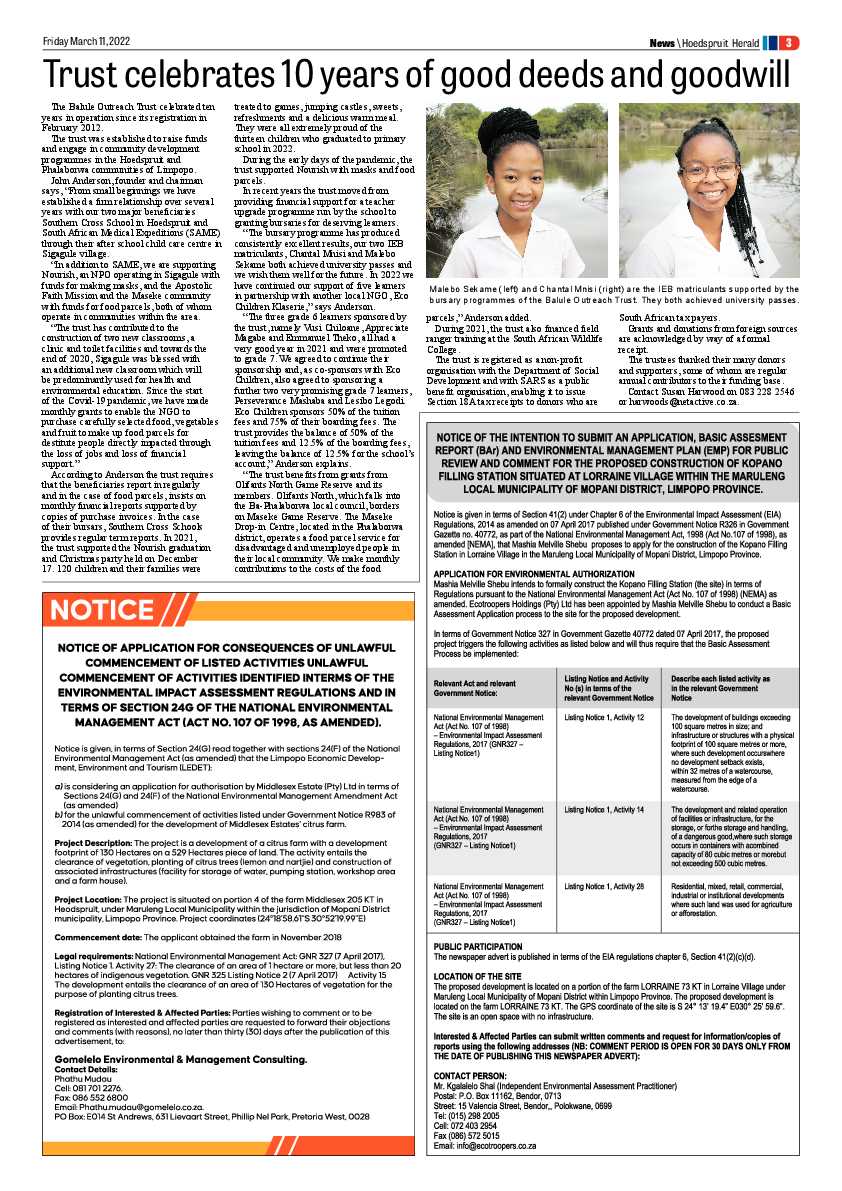 Hoedspruit Herald page 7