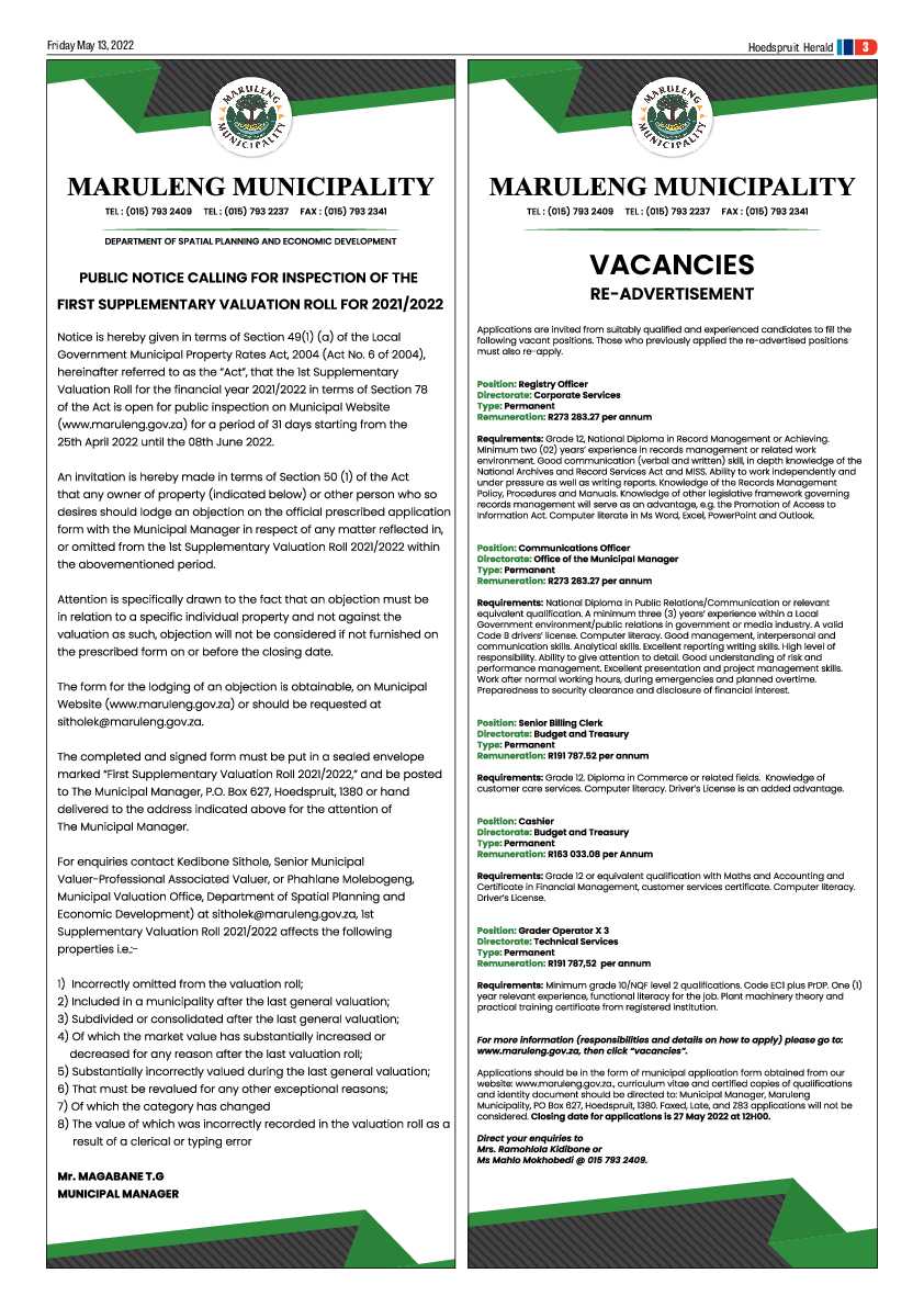 Hoedspruit Herald page 7