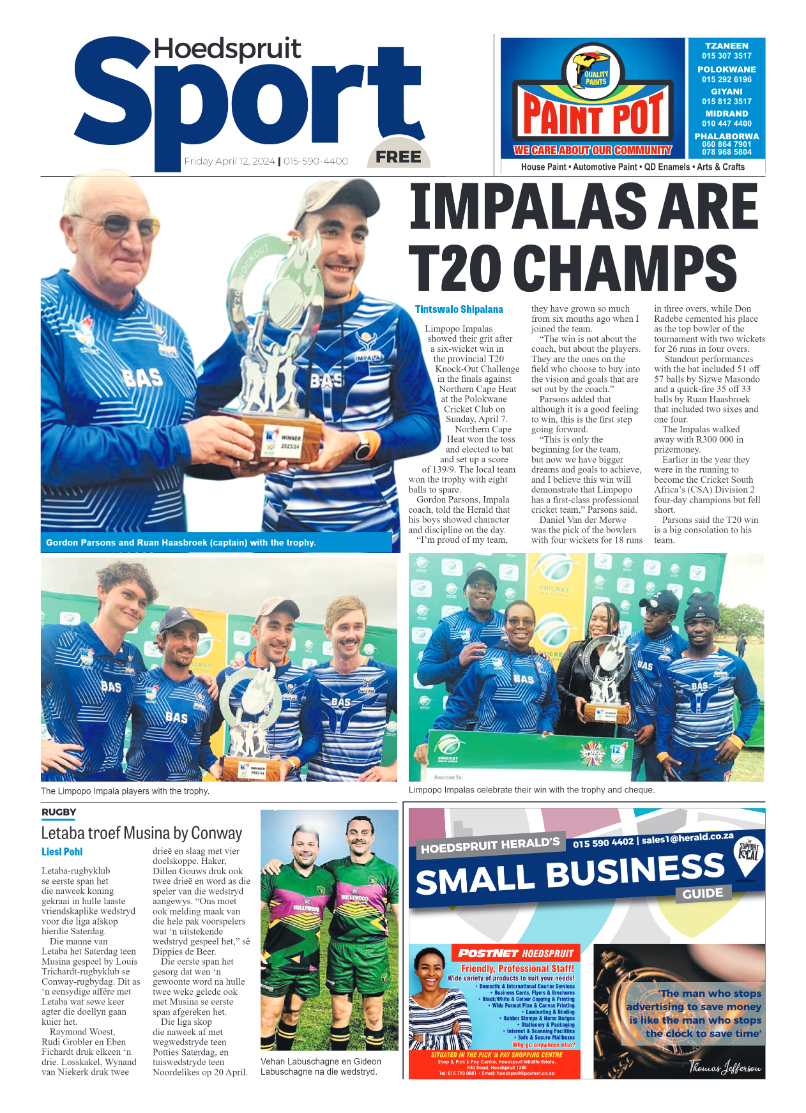 Hoedspruit Herald page 8