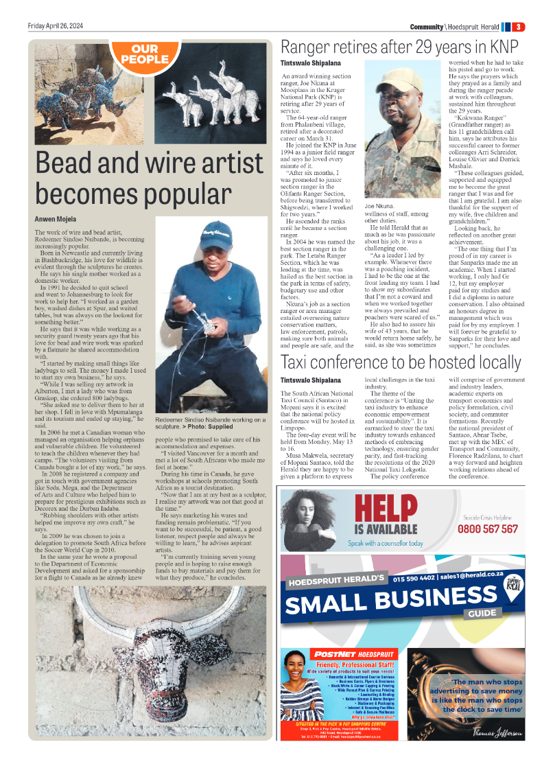 Hoedspruit Herald page 3
