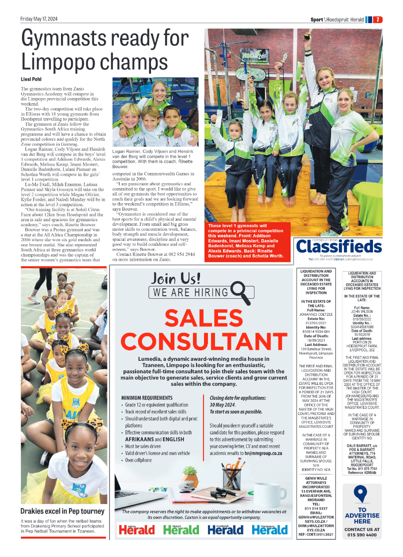 Hoedspruit Herald page 15