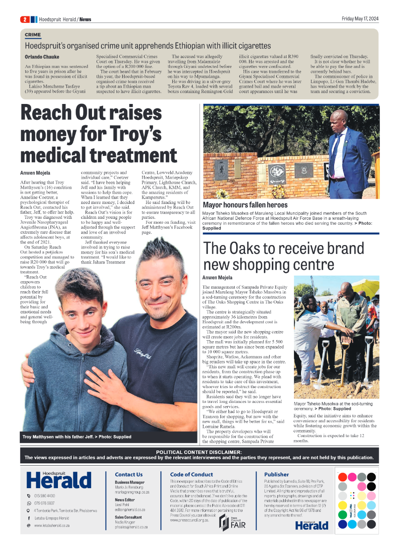 Hoedspruit Herald page 2
