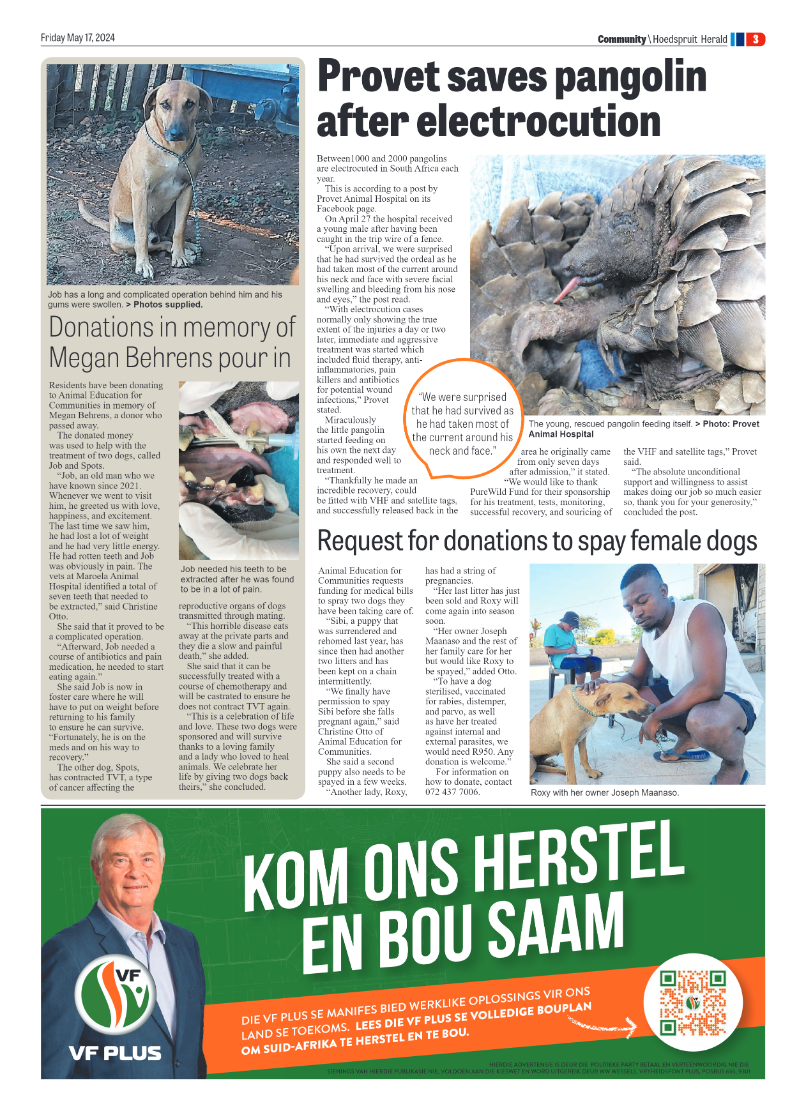 Hoedspruit Herald page 3