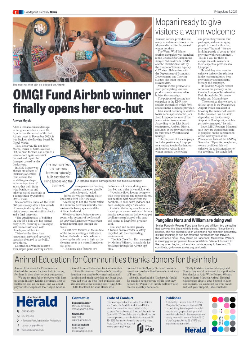 Hoedspruit Herald page 2