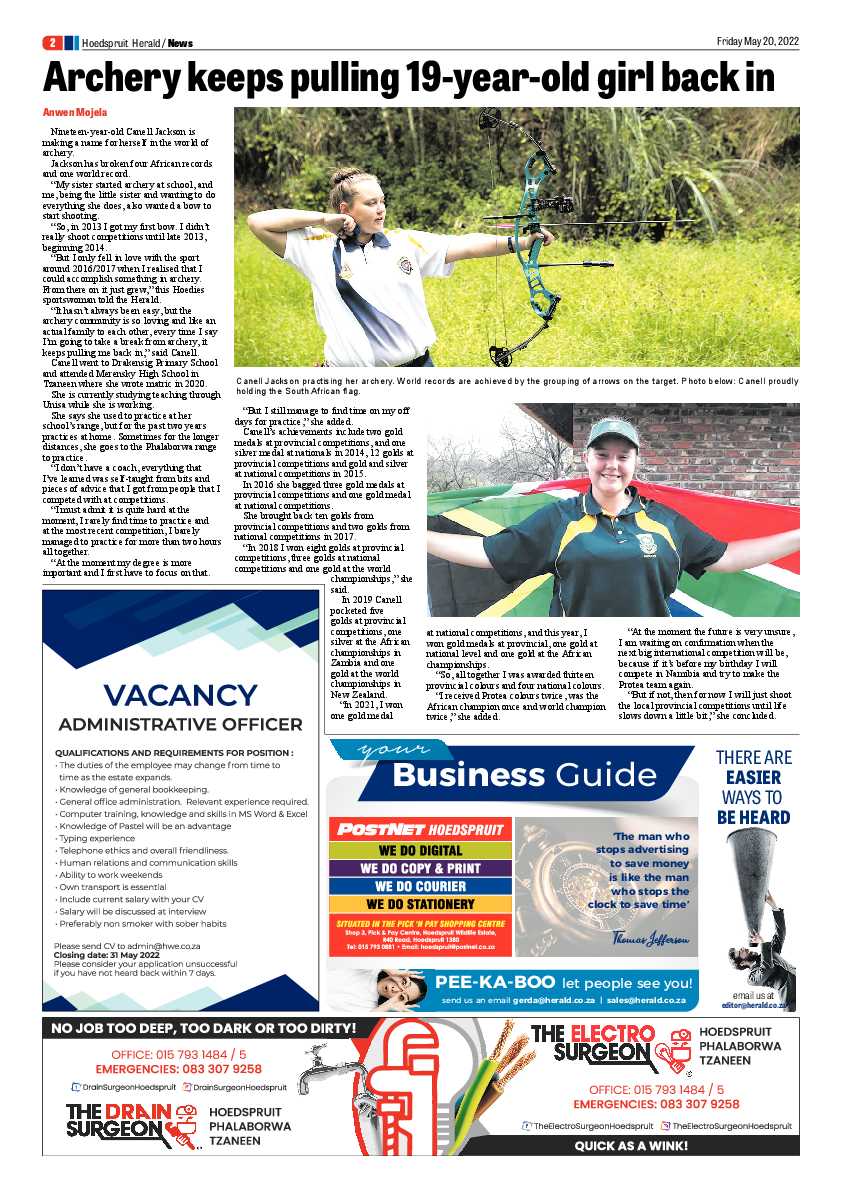 Hoedspruit Herald page 2