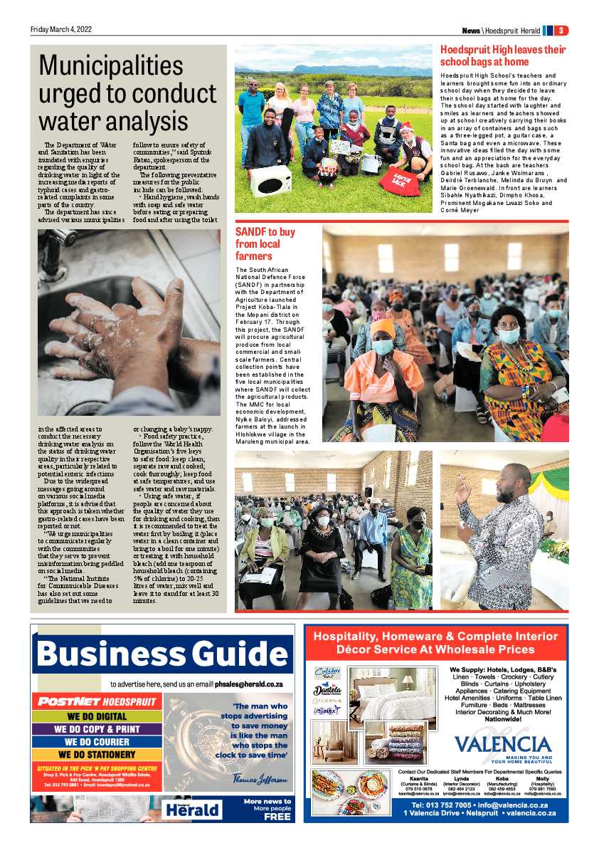Hoedspruit Herald 04 Mar 2022 page 11