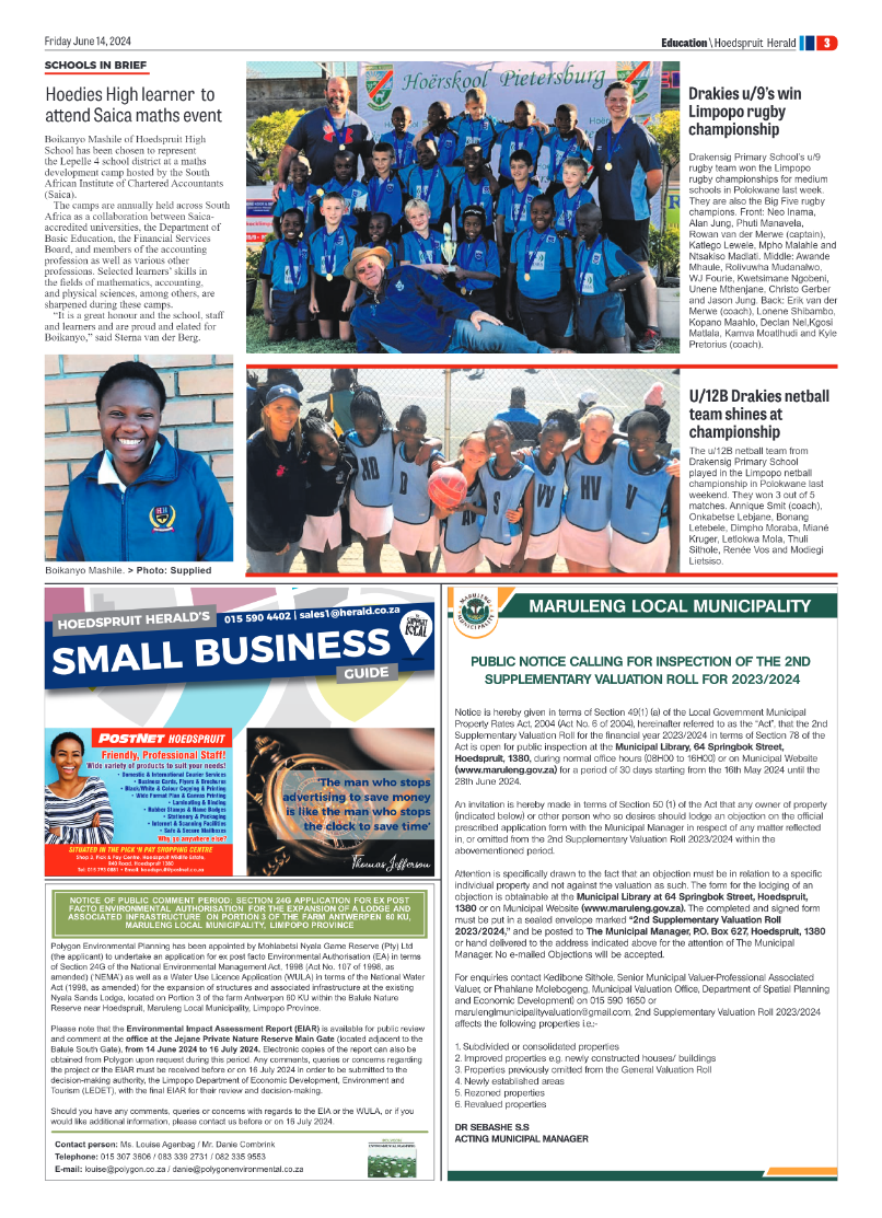 Hoedspruit Herald page 7