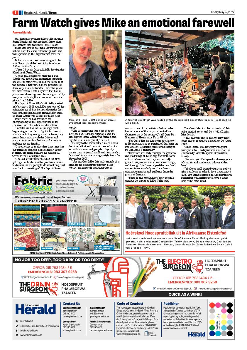 Hoedspruit Herald page 2