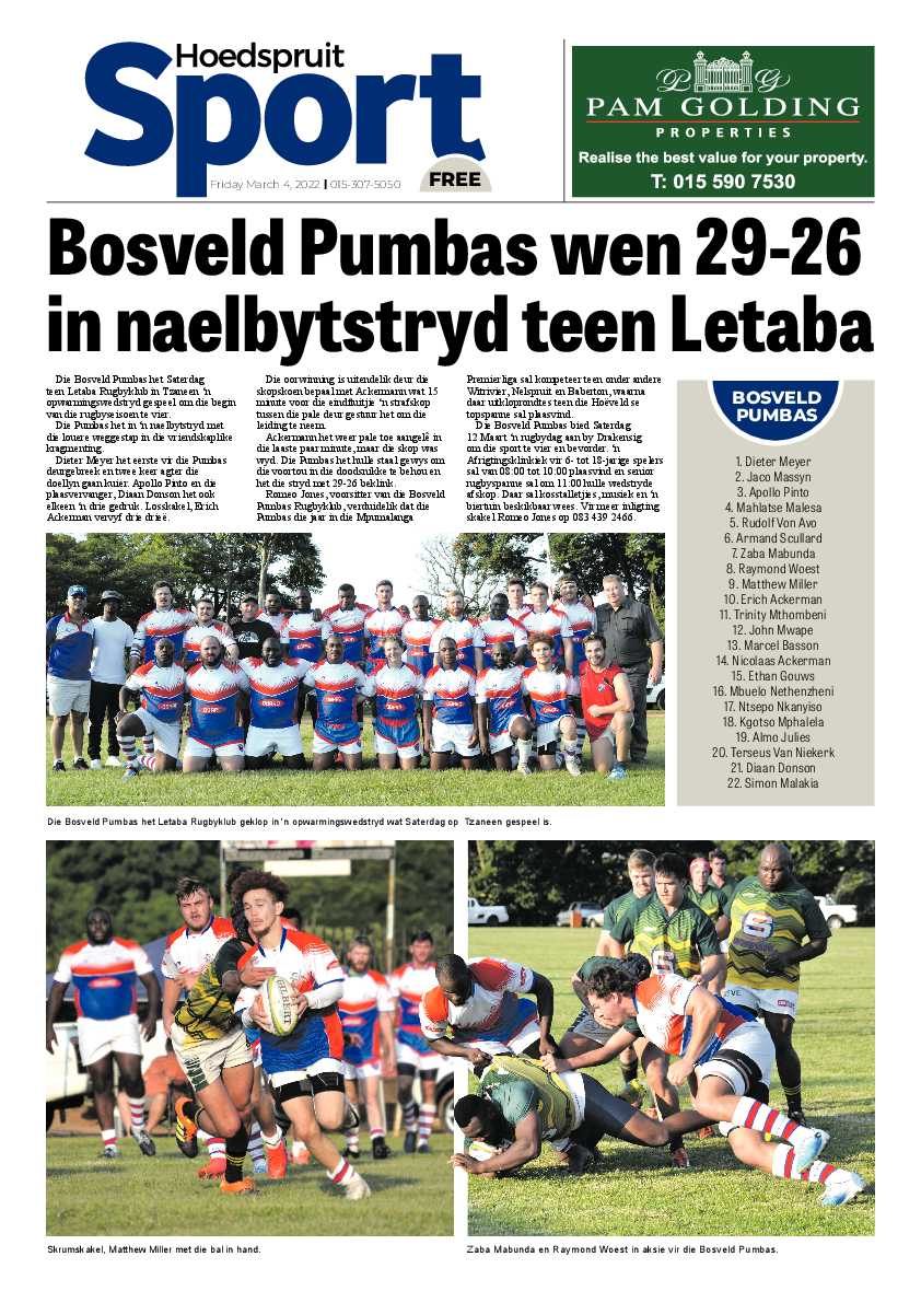 Hoedspruit Herald 04 Mar 2022 page 12