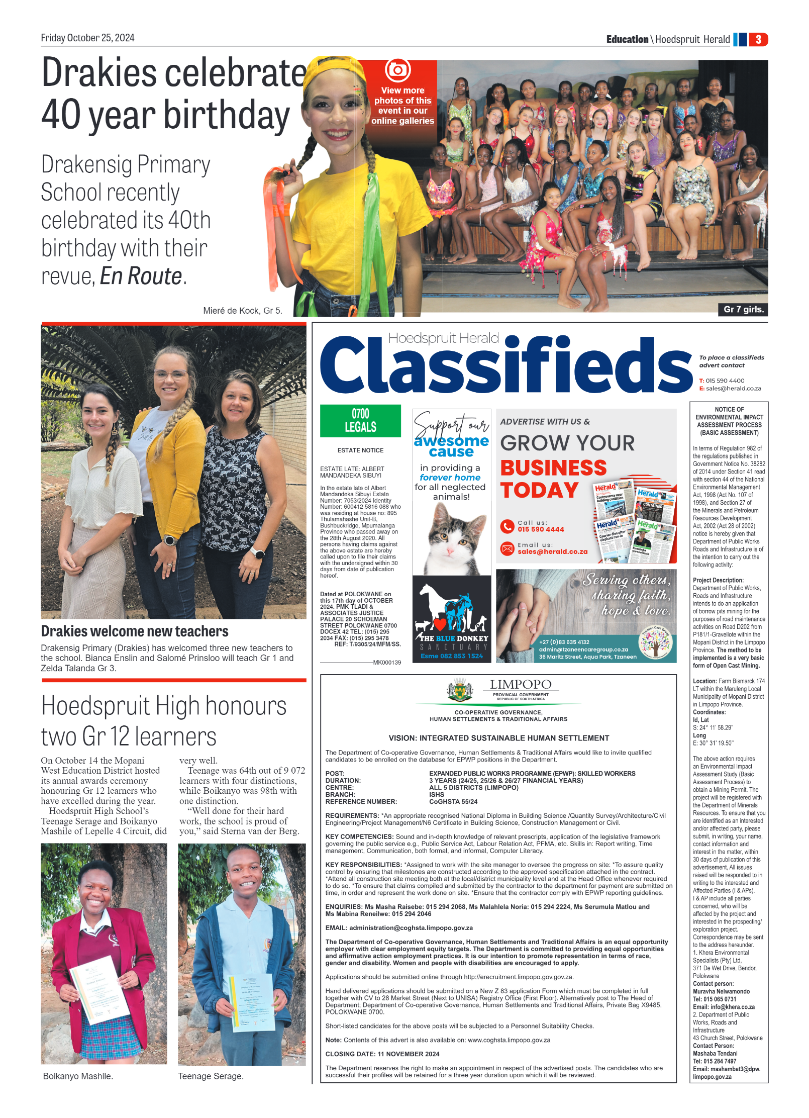 Hoedspruit Herald page 11