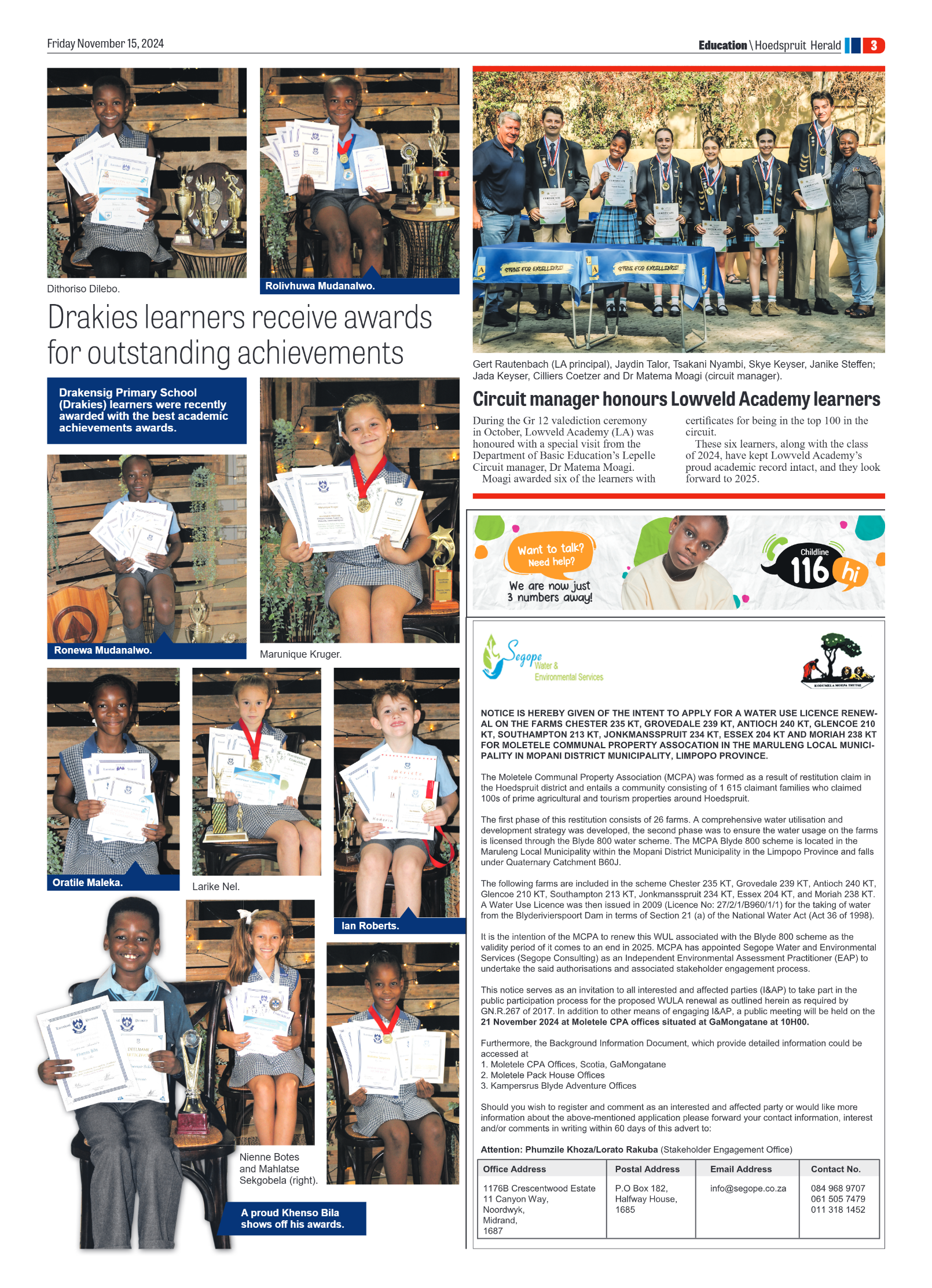 Hoedspruit Herald page 11