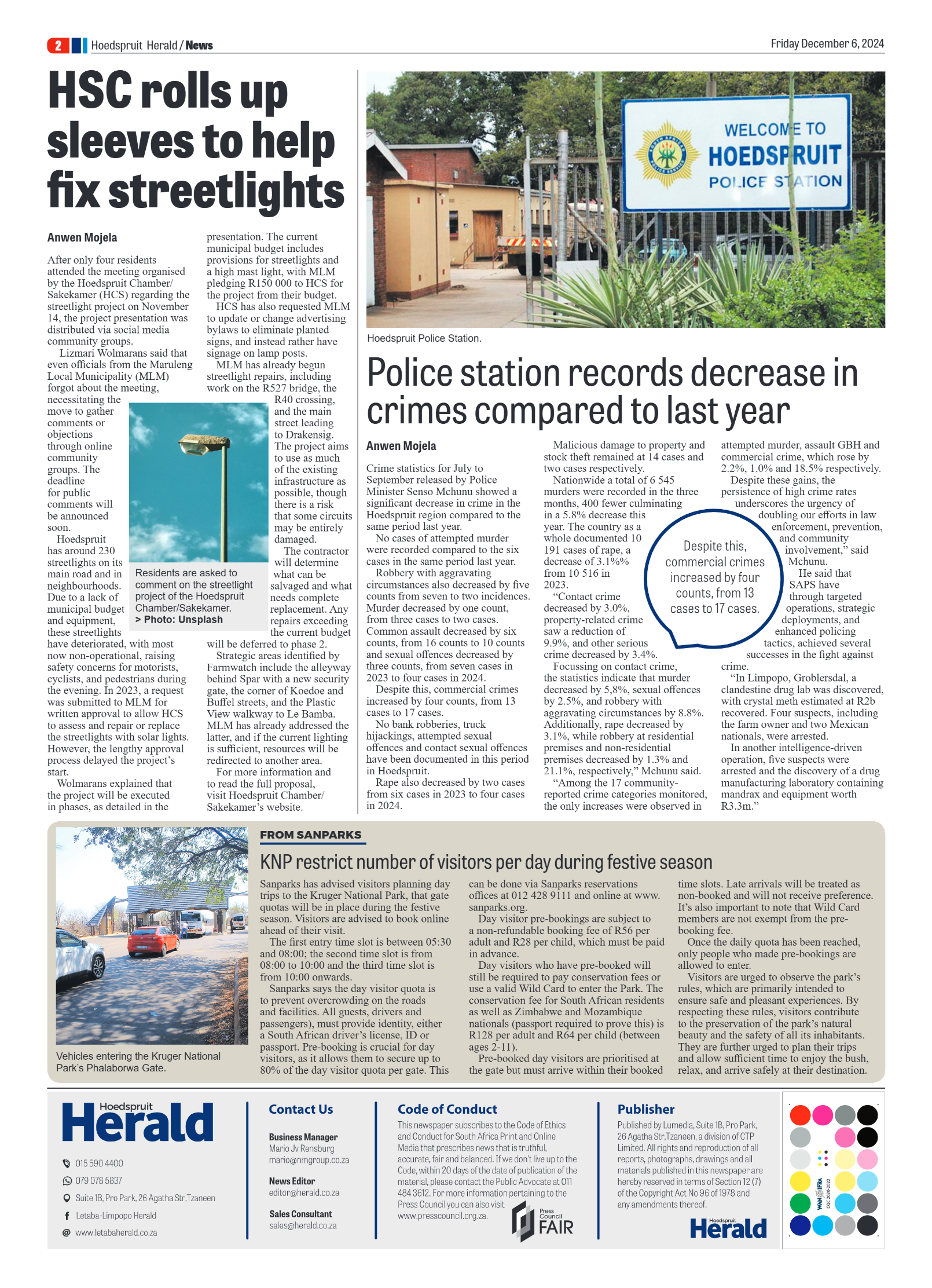 Hoedspruit Herald page 2