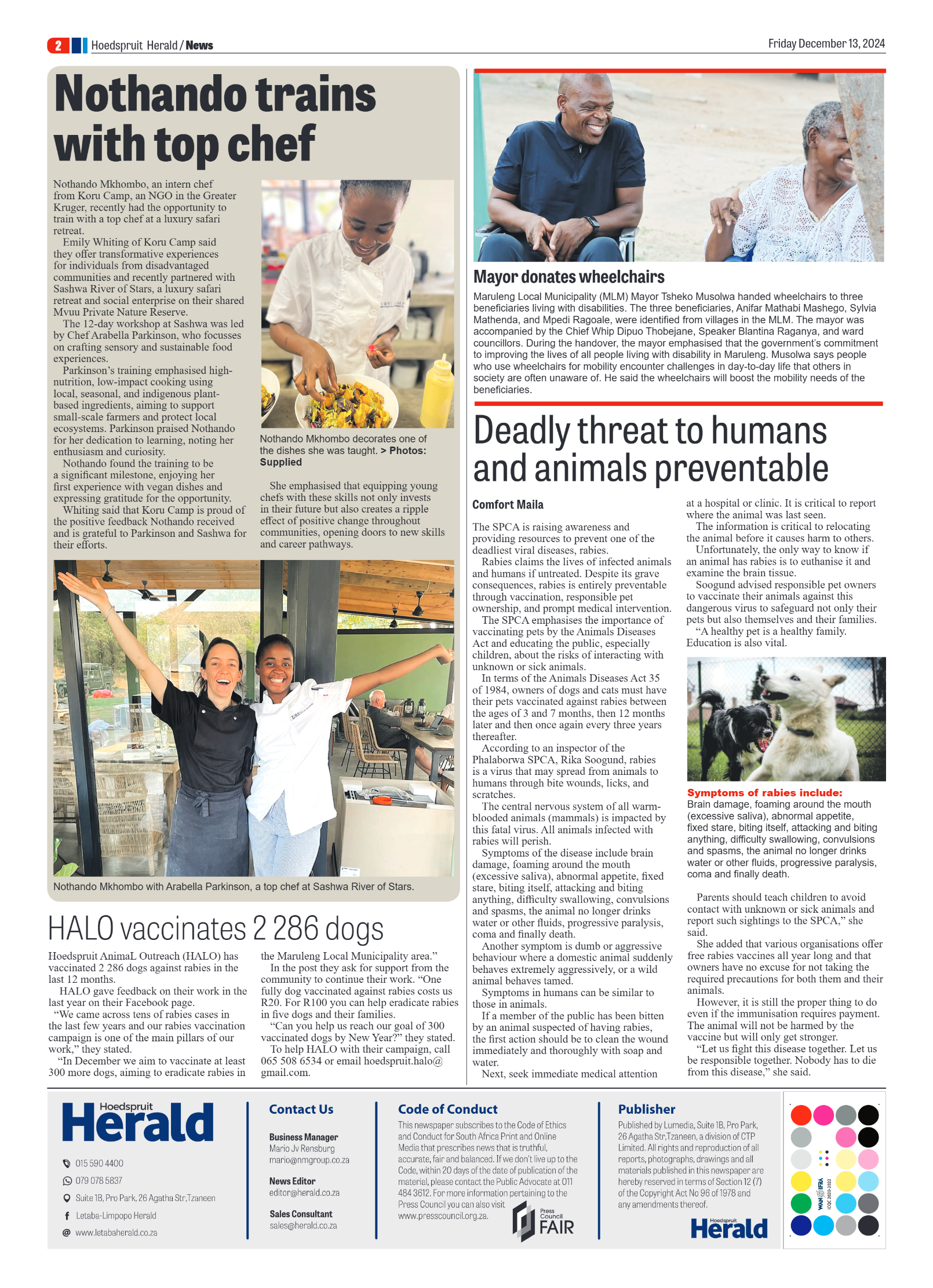 Hoedspruit Herald page 2