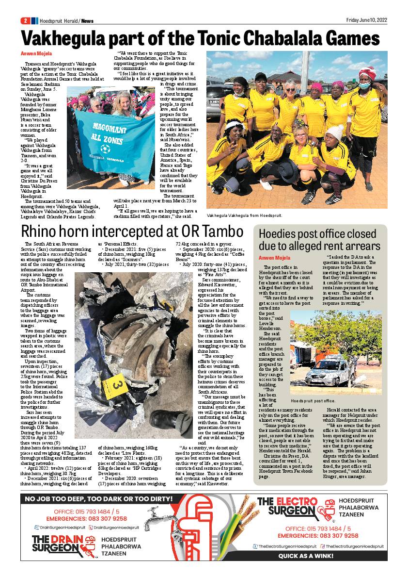 Hoedspruit Herald page 2