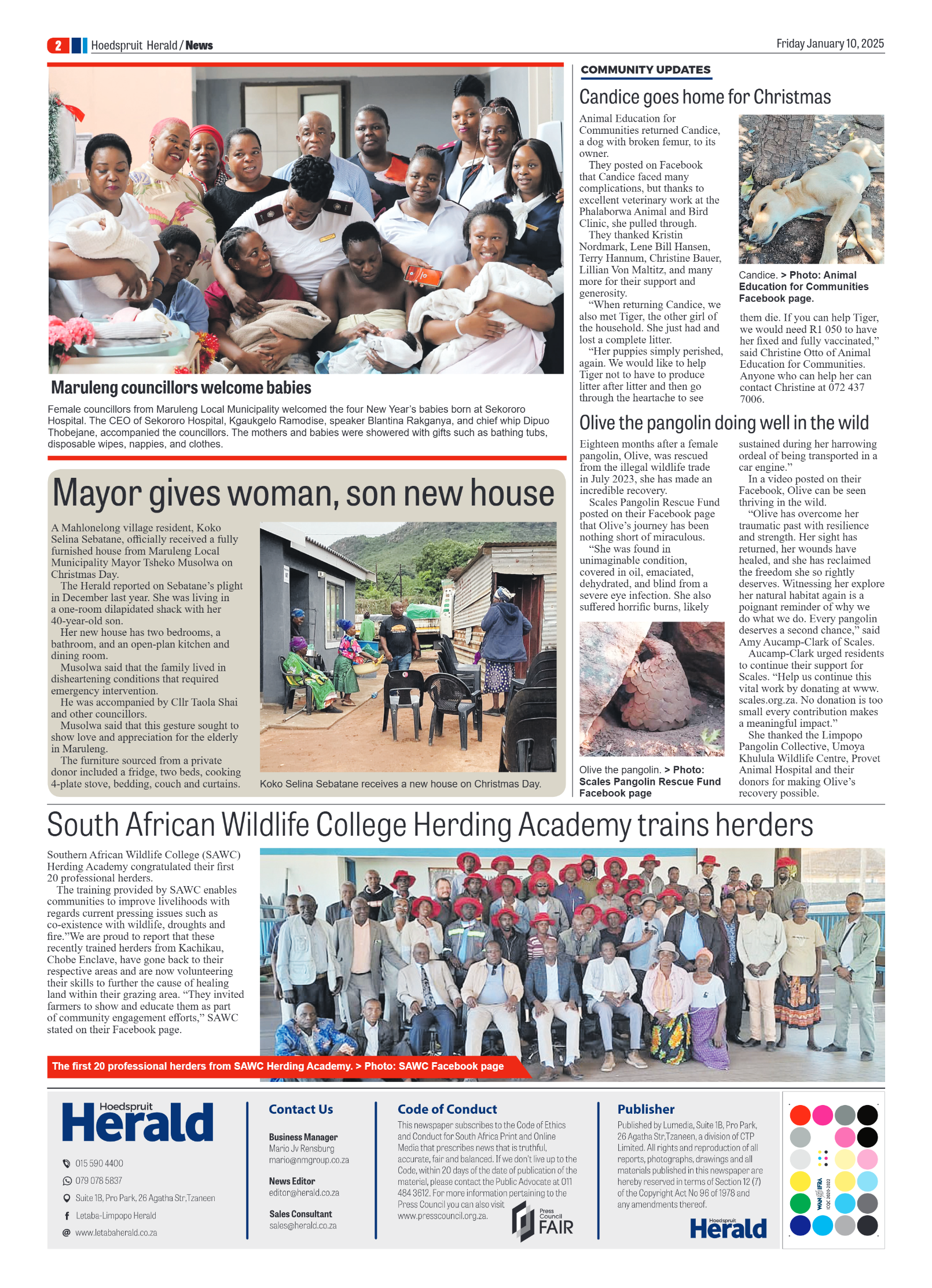 Hoedspruit Herald page 2