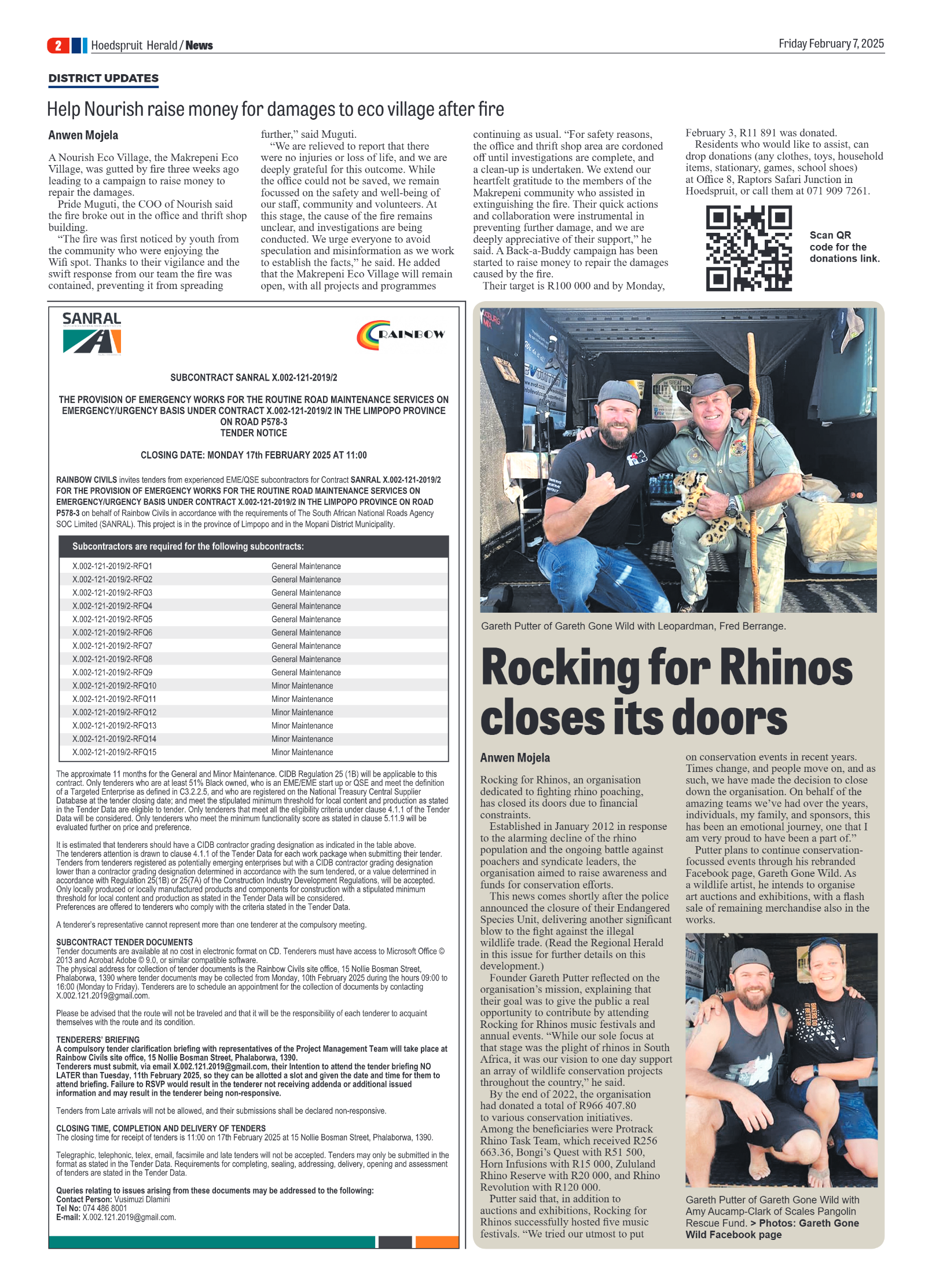 Hoedspruit Herald page 2
