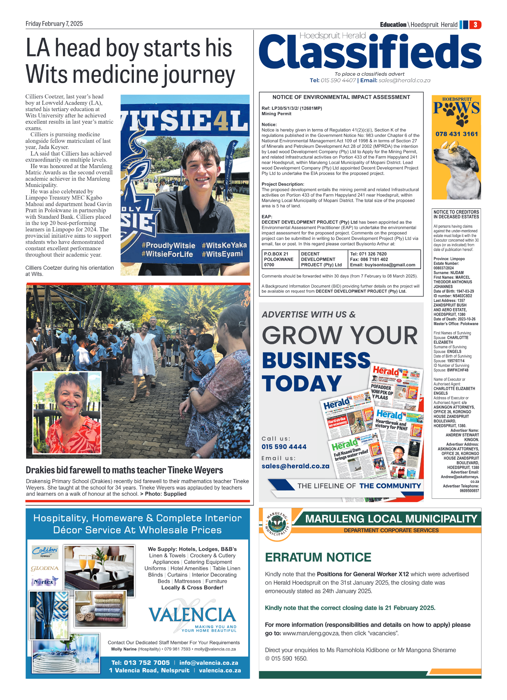 Hoedspruit Herald page 7