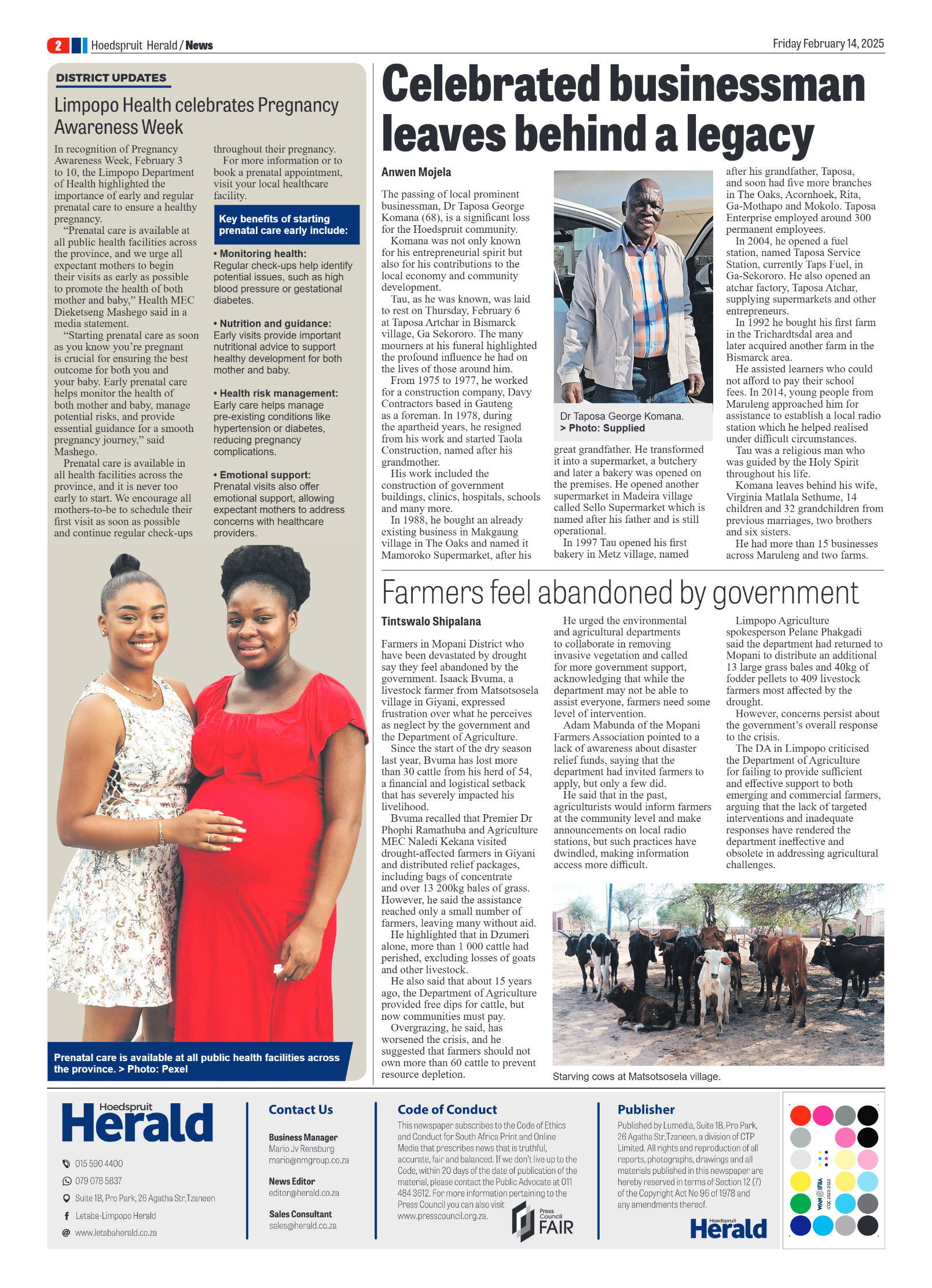 Hoedspruit Herald page 2