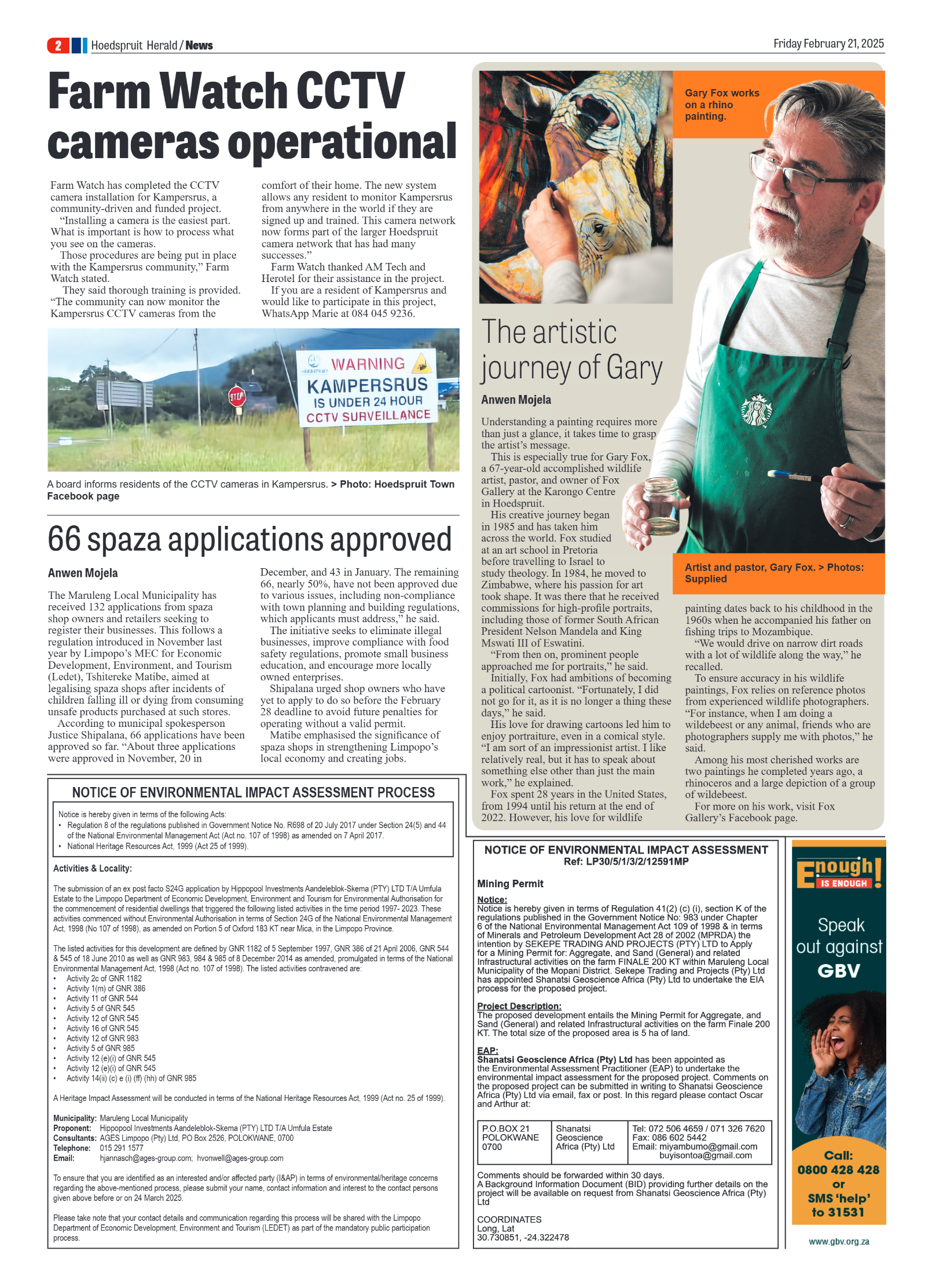 Hoedspruit Herald page 2
