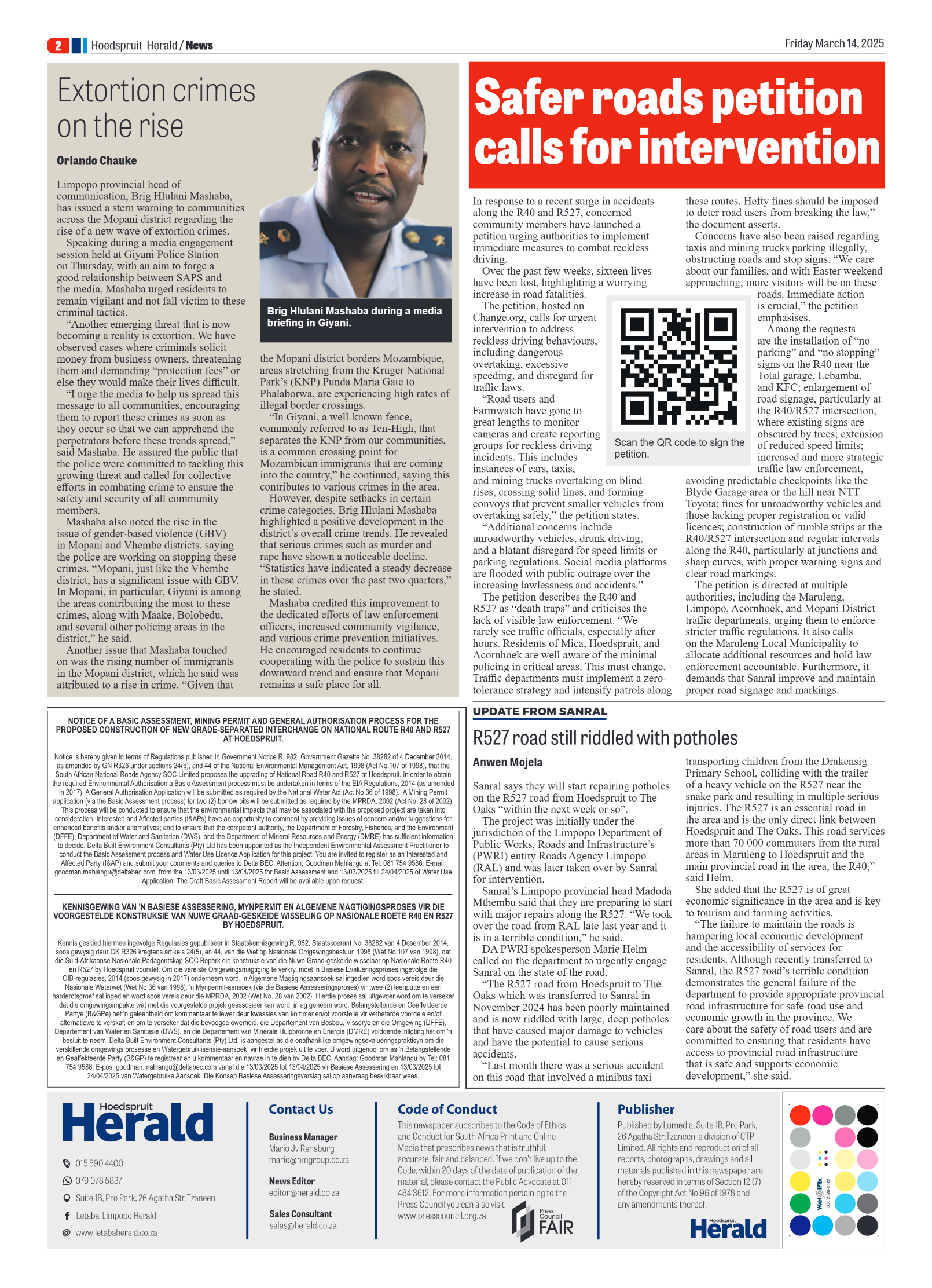 Hoedspruit Herald page 2