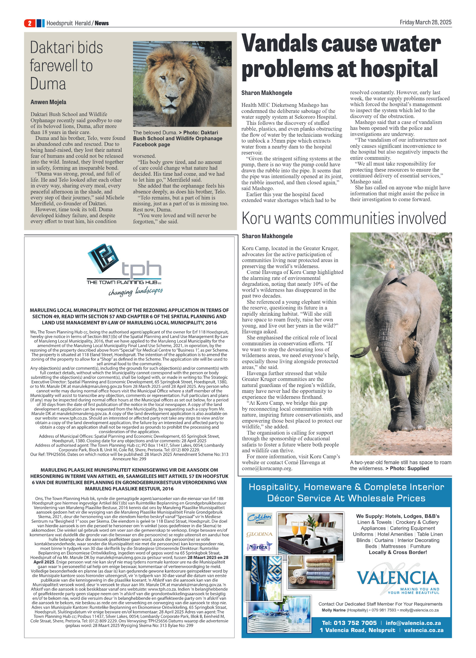 Hoedspruit Herald page 2