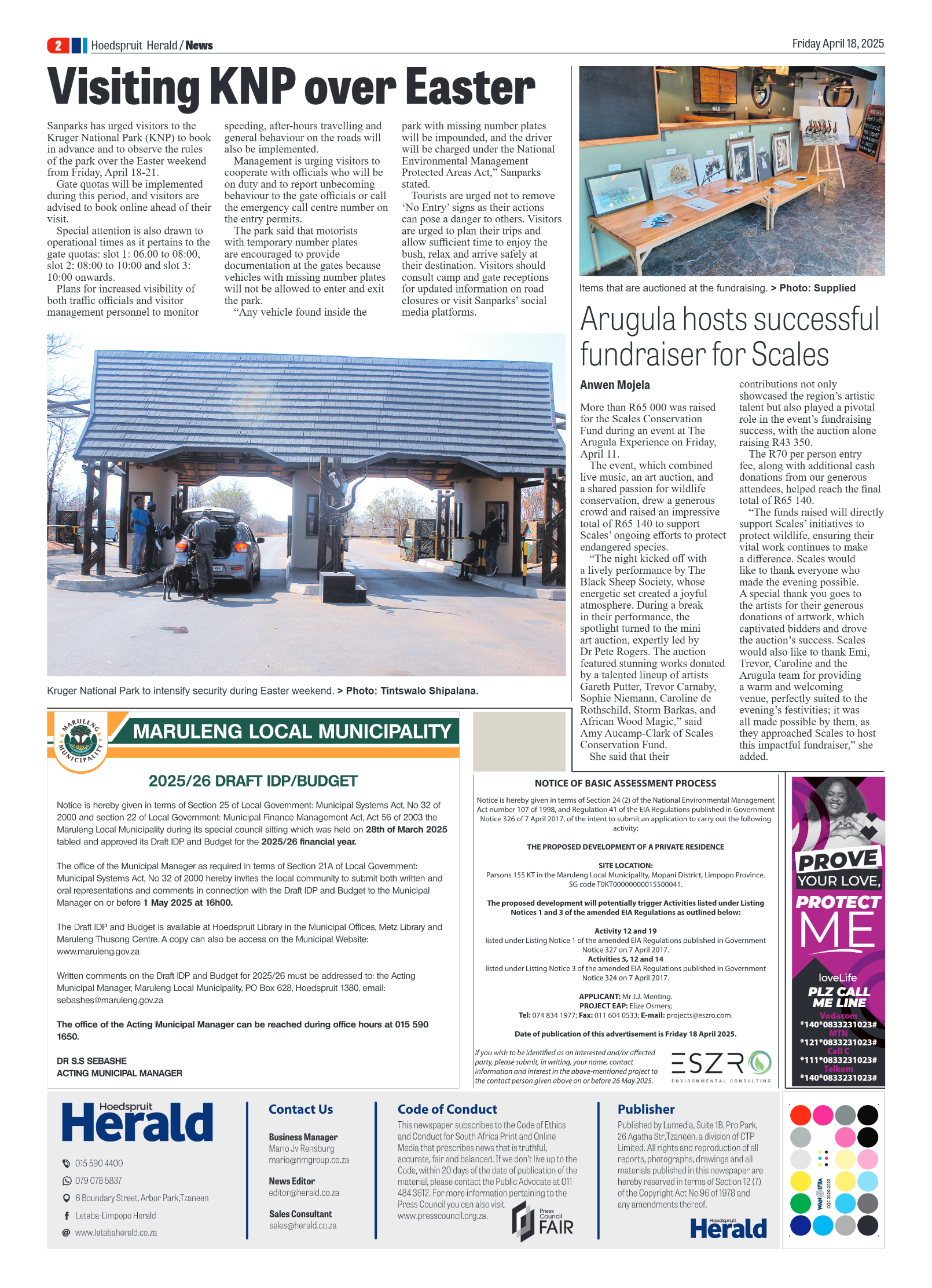 Hoedspruit Herald page 2
