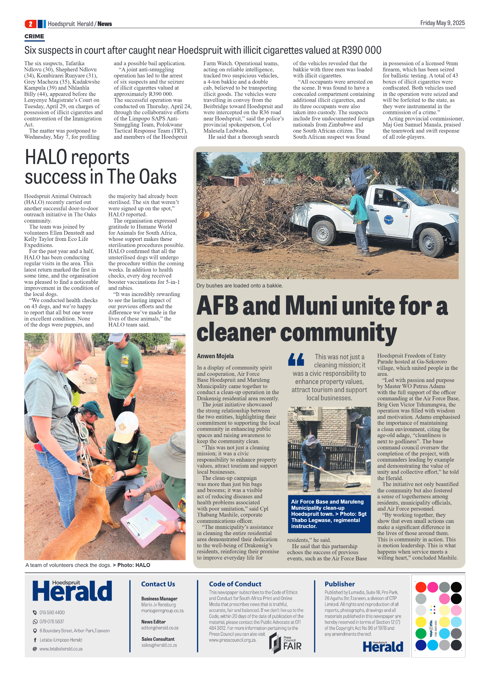 Hoedspruit Herald page 2