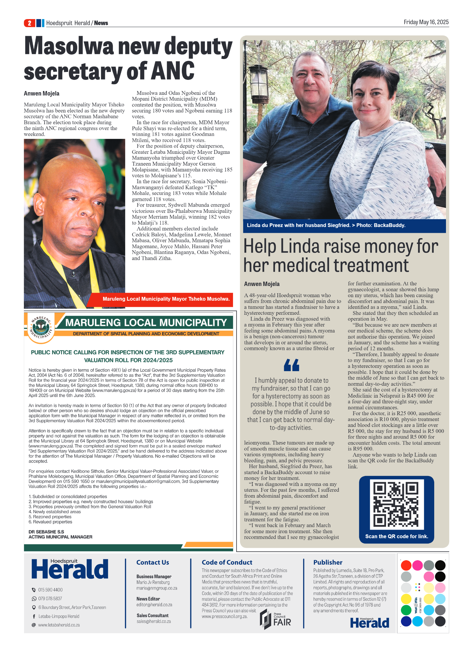 Hoedspruit Herald page 2