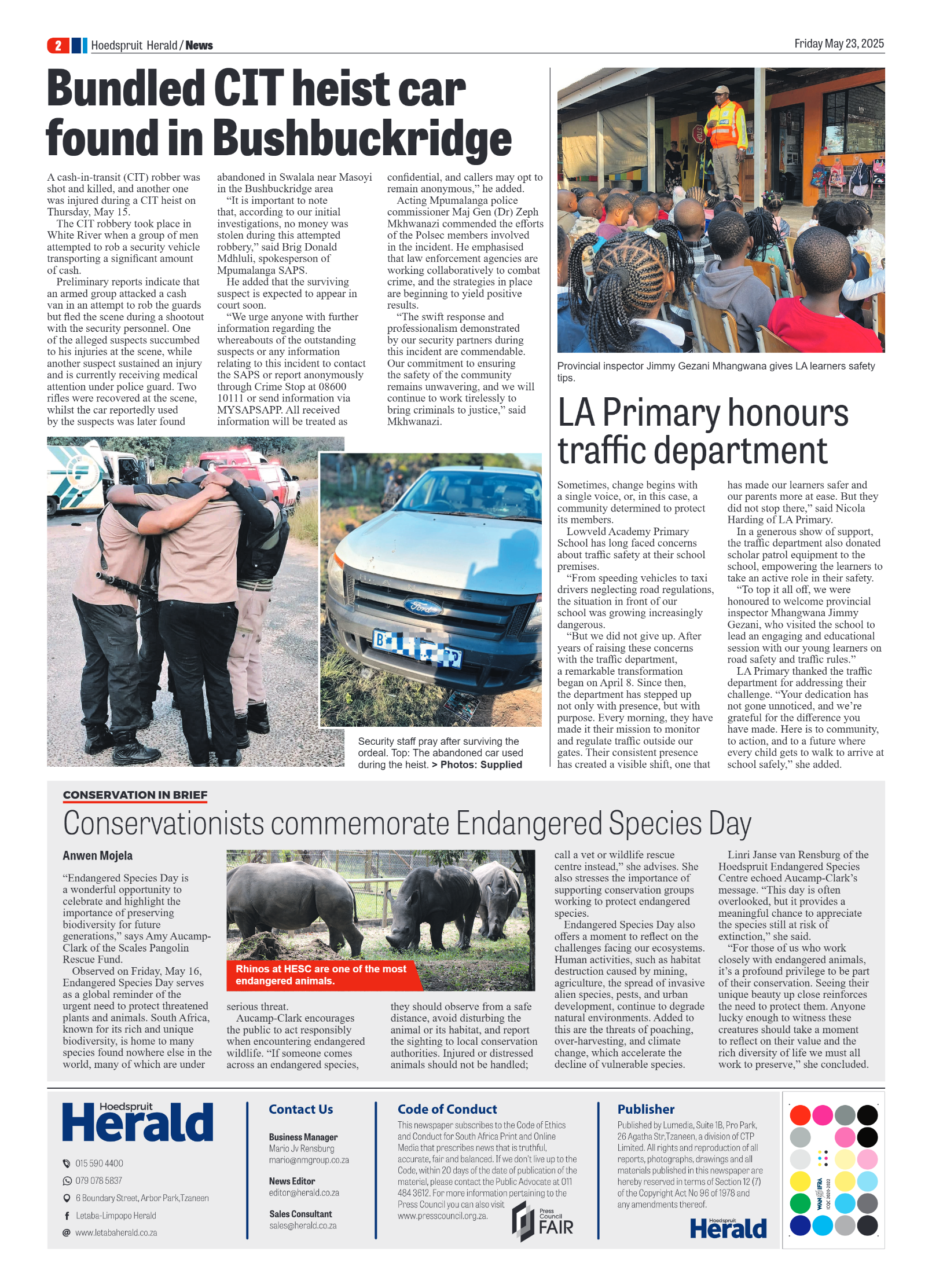 Hoedspruit Herald page 2