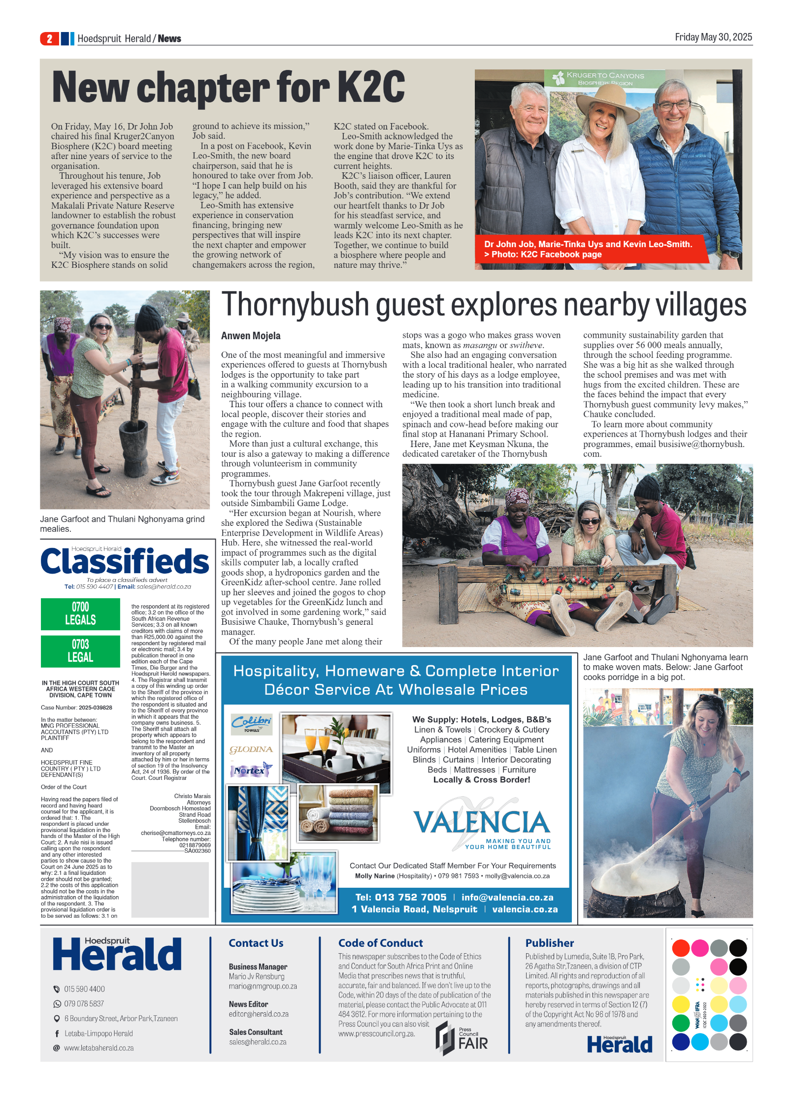 Hoedspruit Herald page 2