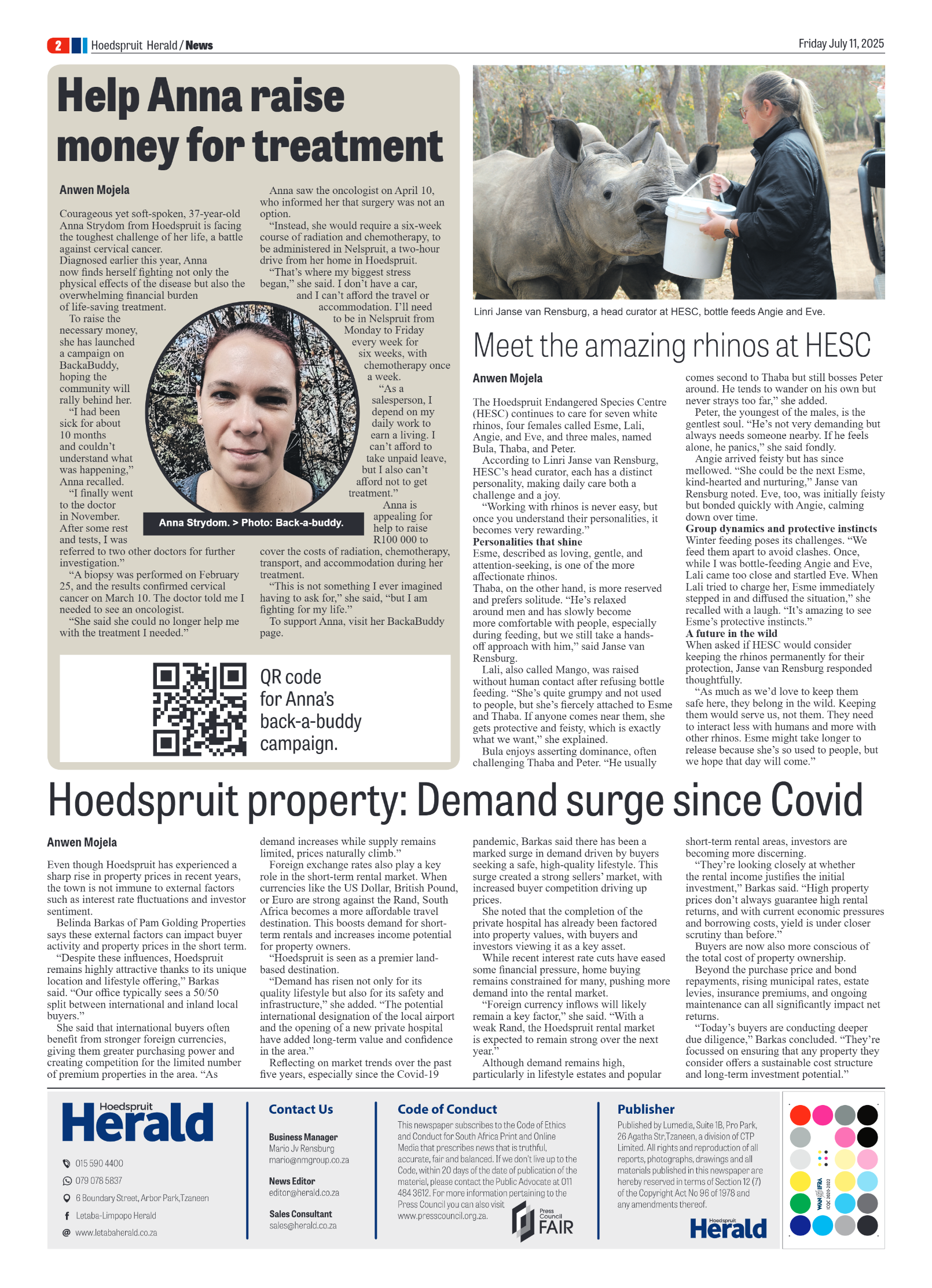 Hoedspruit Herald page 2