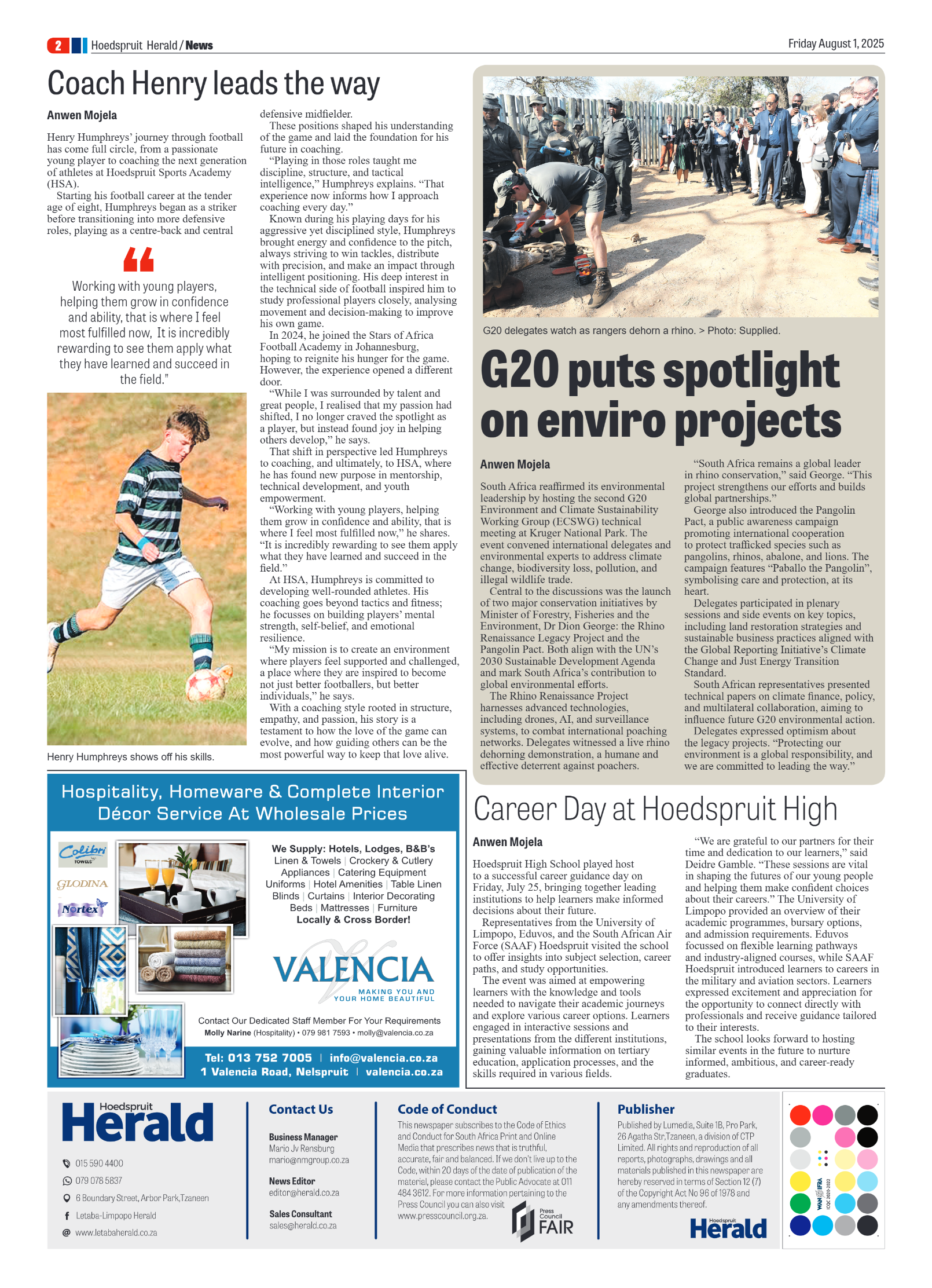Hoedspruit Herald page 2