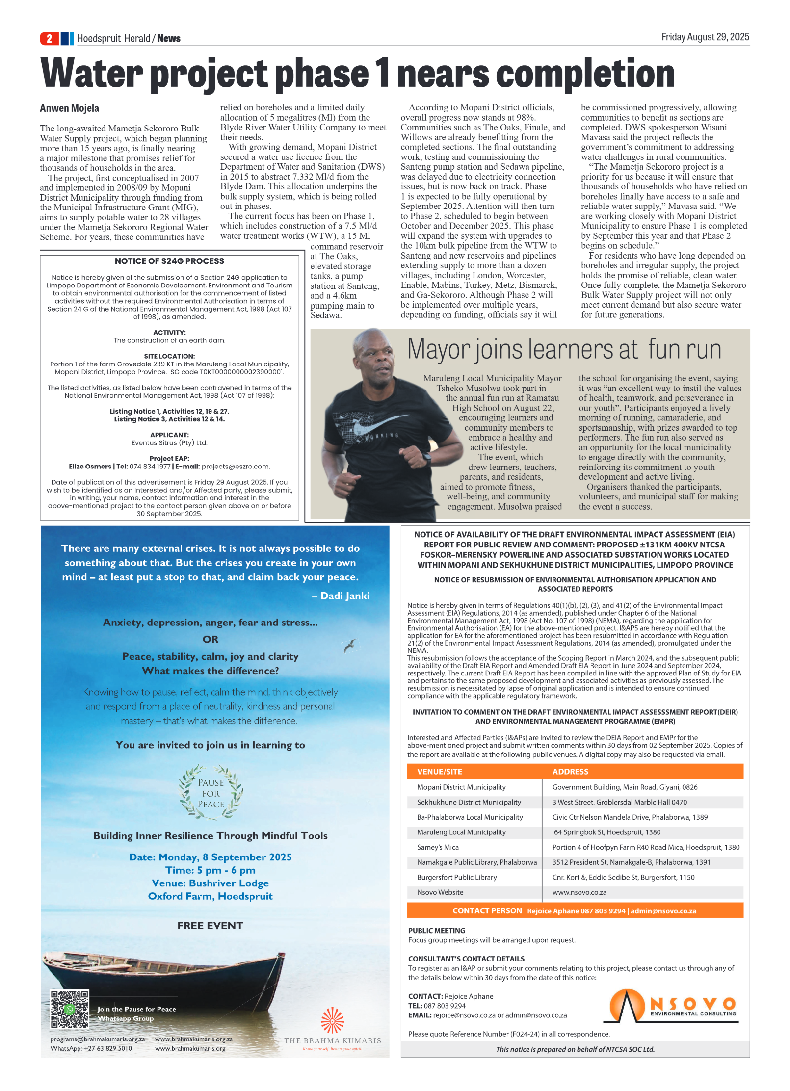 Hoedspruit Herald page 2