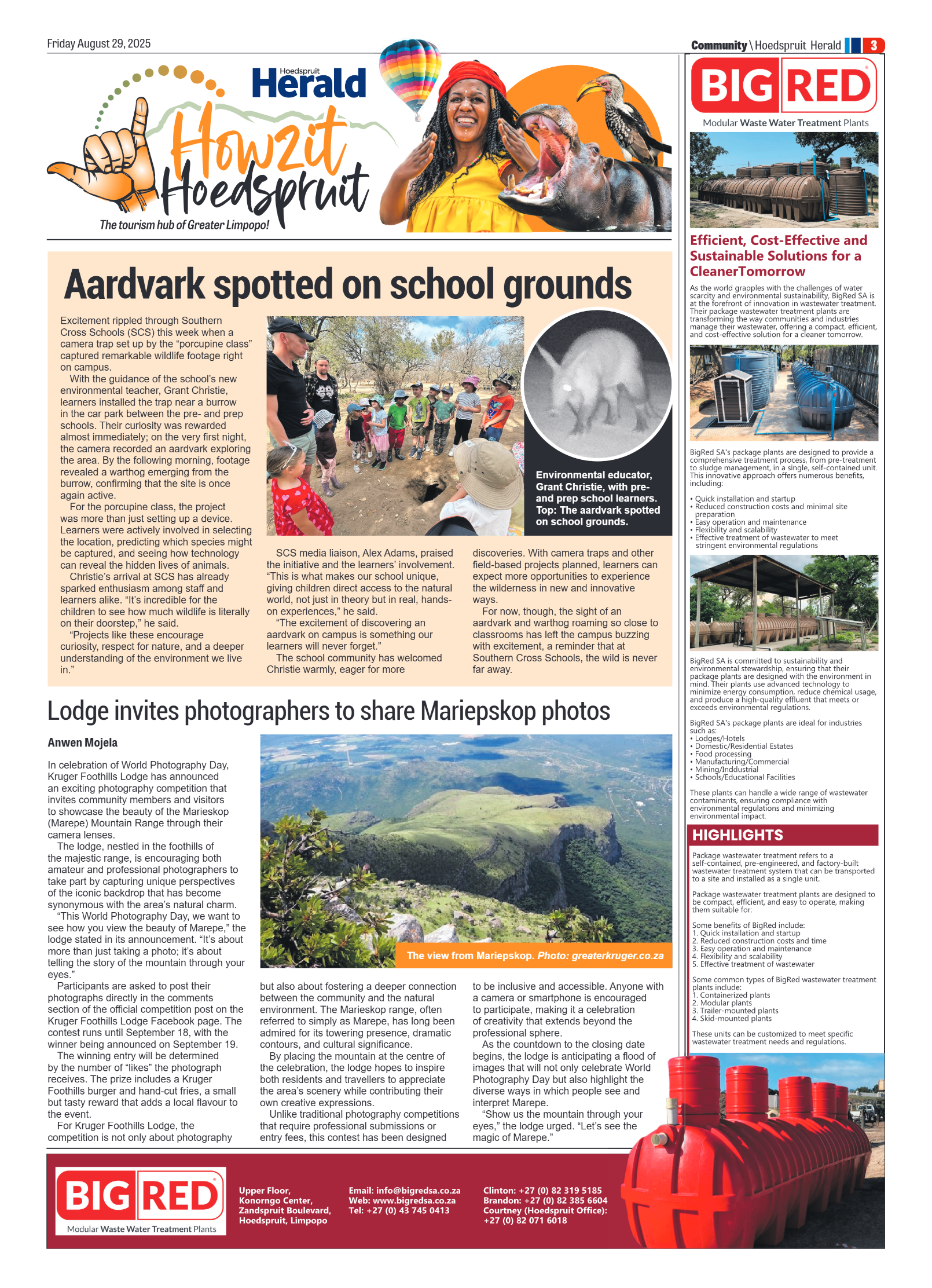 Hoedspruit Herald page 3