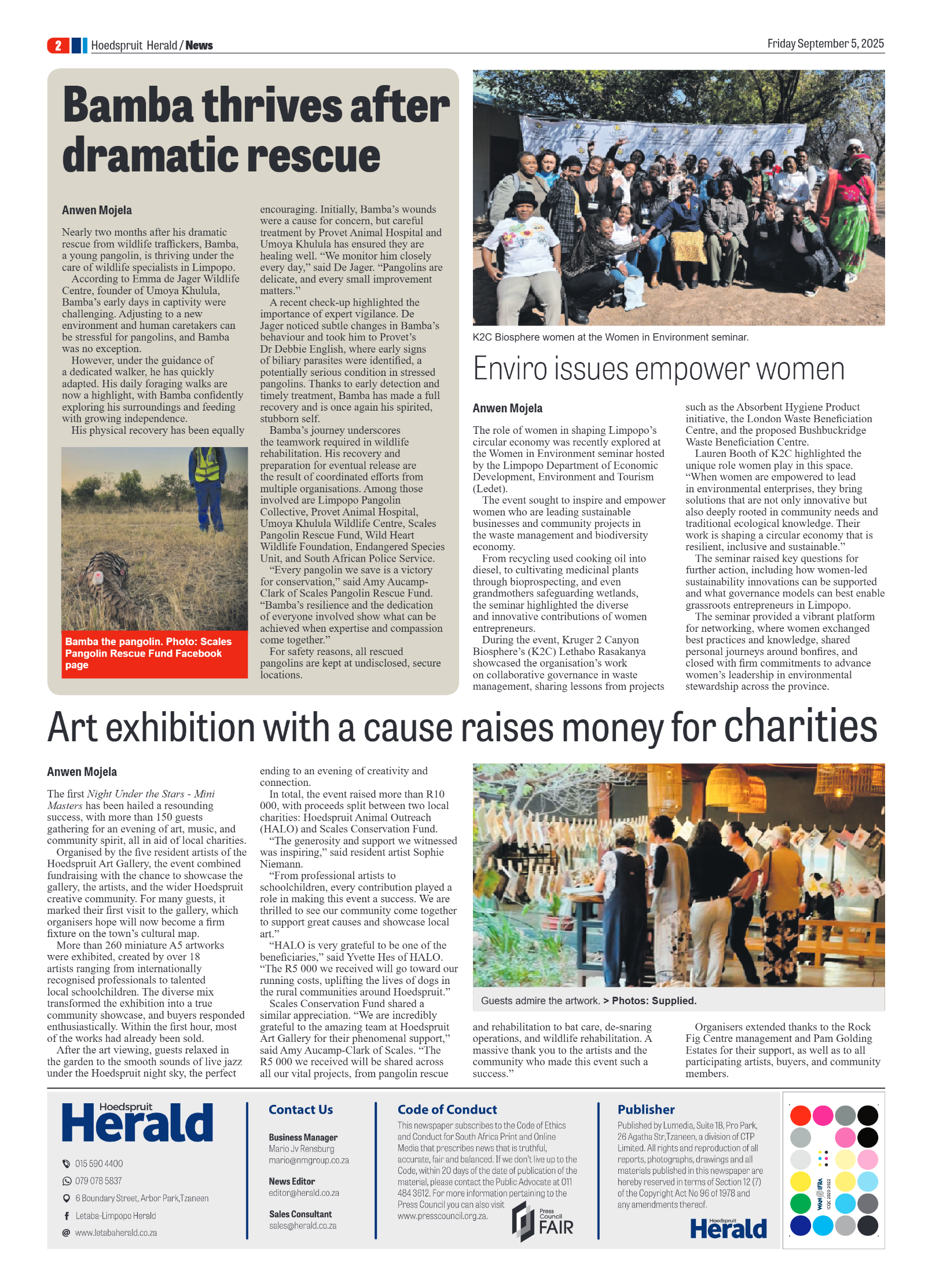 Hoedspruit Herald page 2
