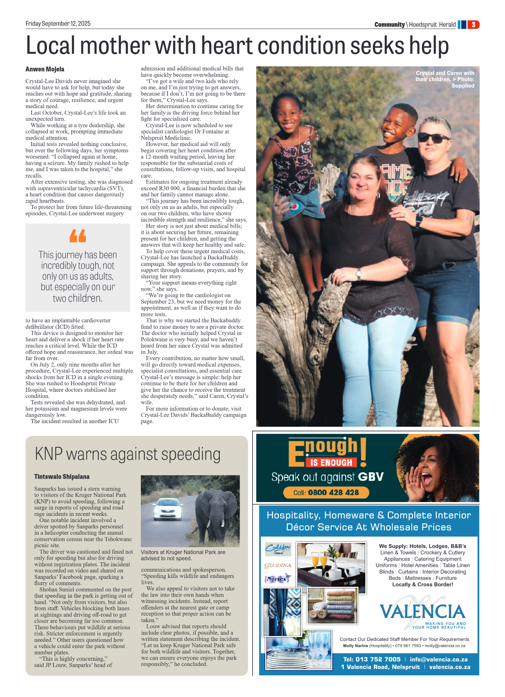 Hoedspruit Herald page 3