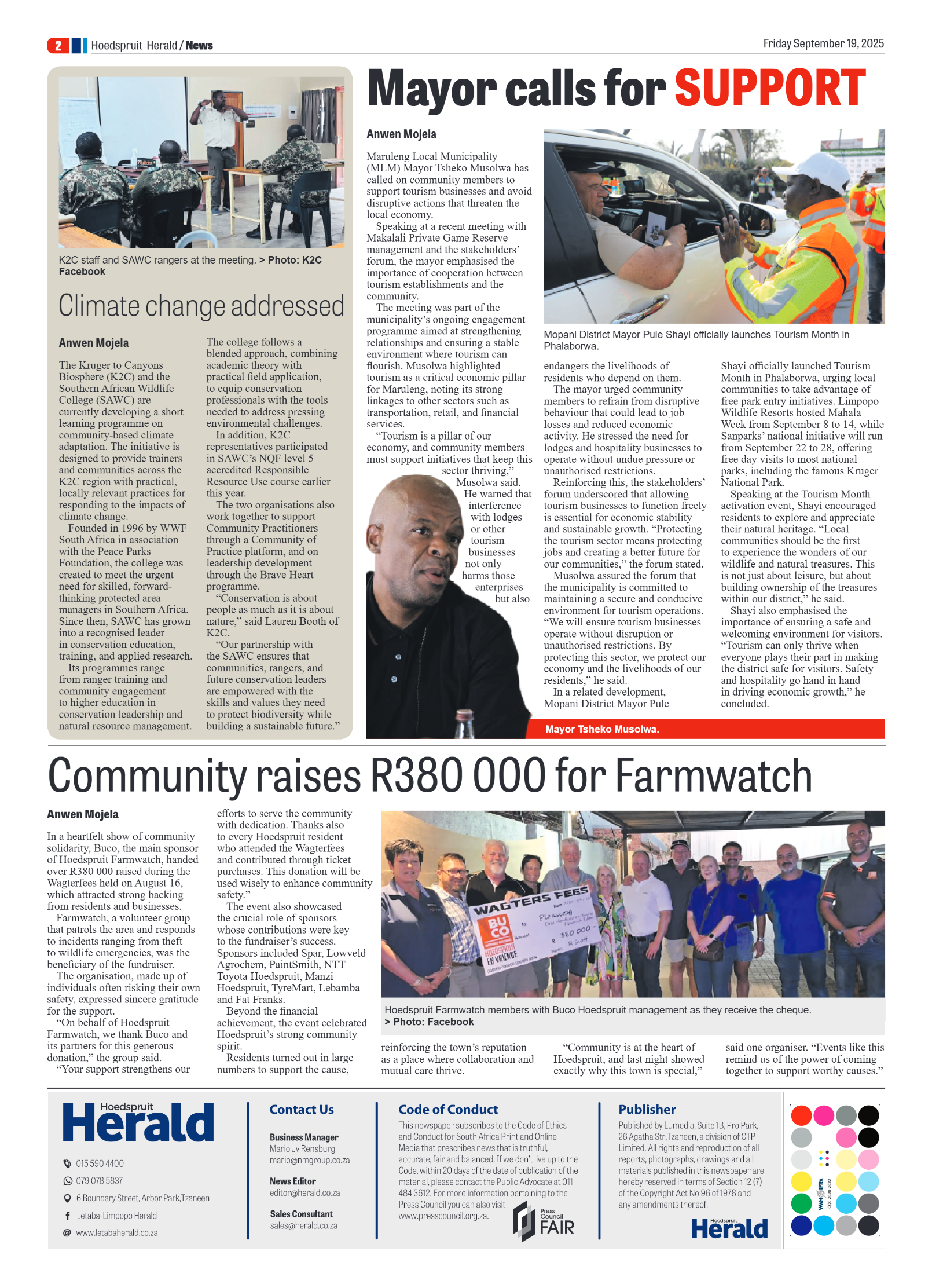Hoedspruit Herald page 2