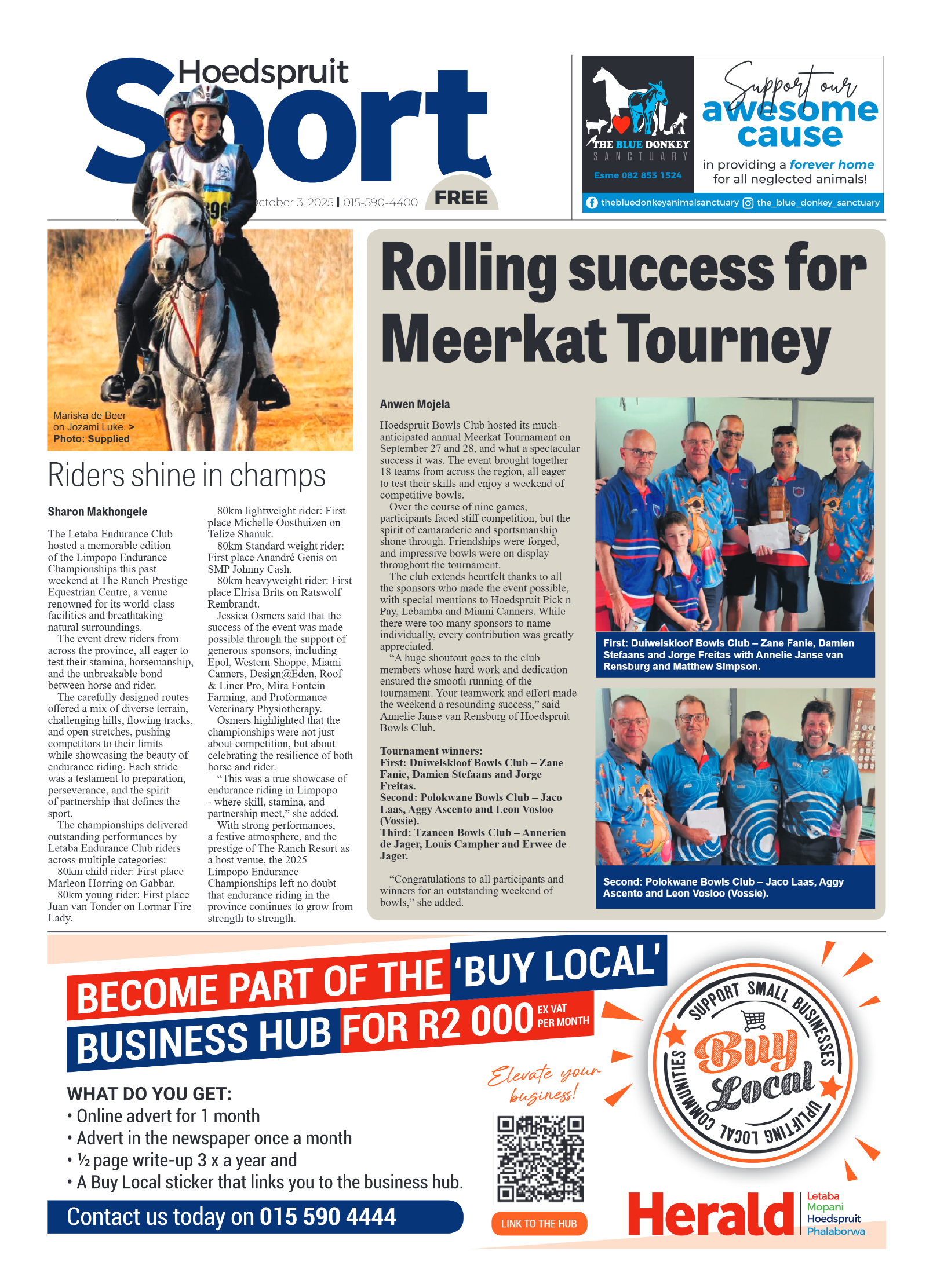 Hoedspruit Herald page 15