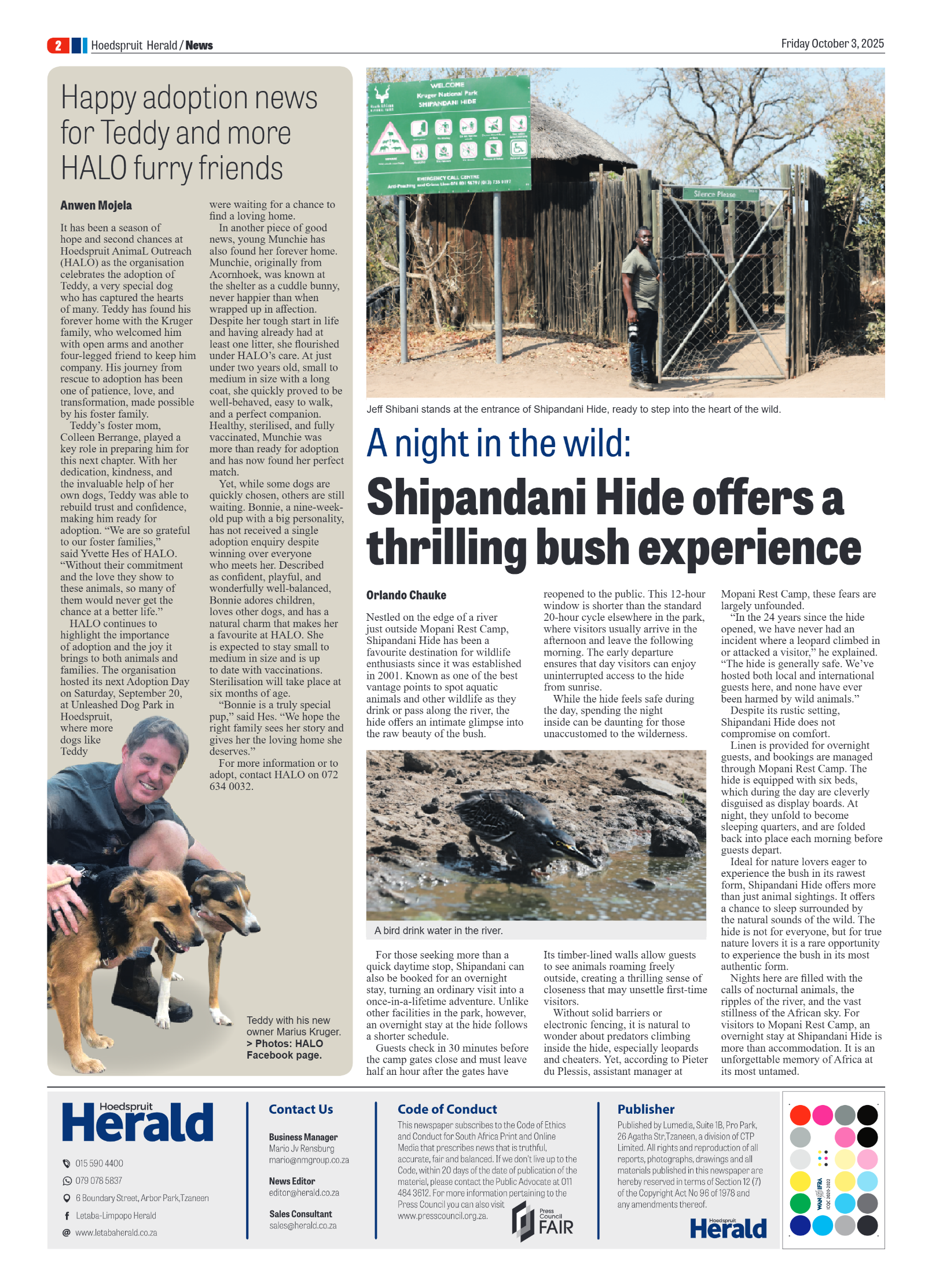 Hoedspruit Herald page 2
