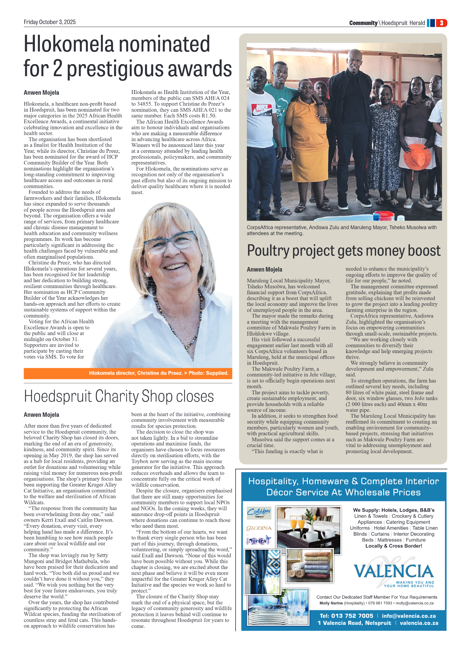 Hoedspruit Herald page 3