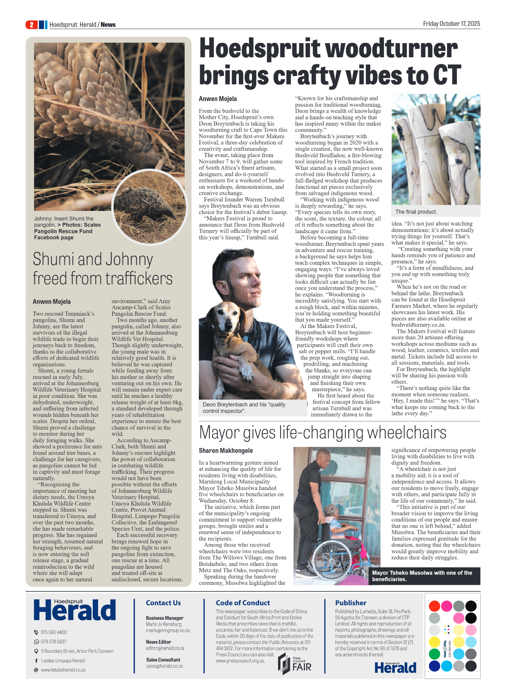 Hoedspruit Herald page 2