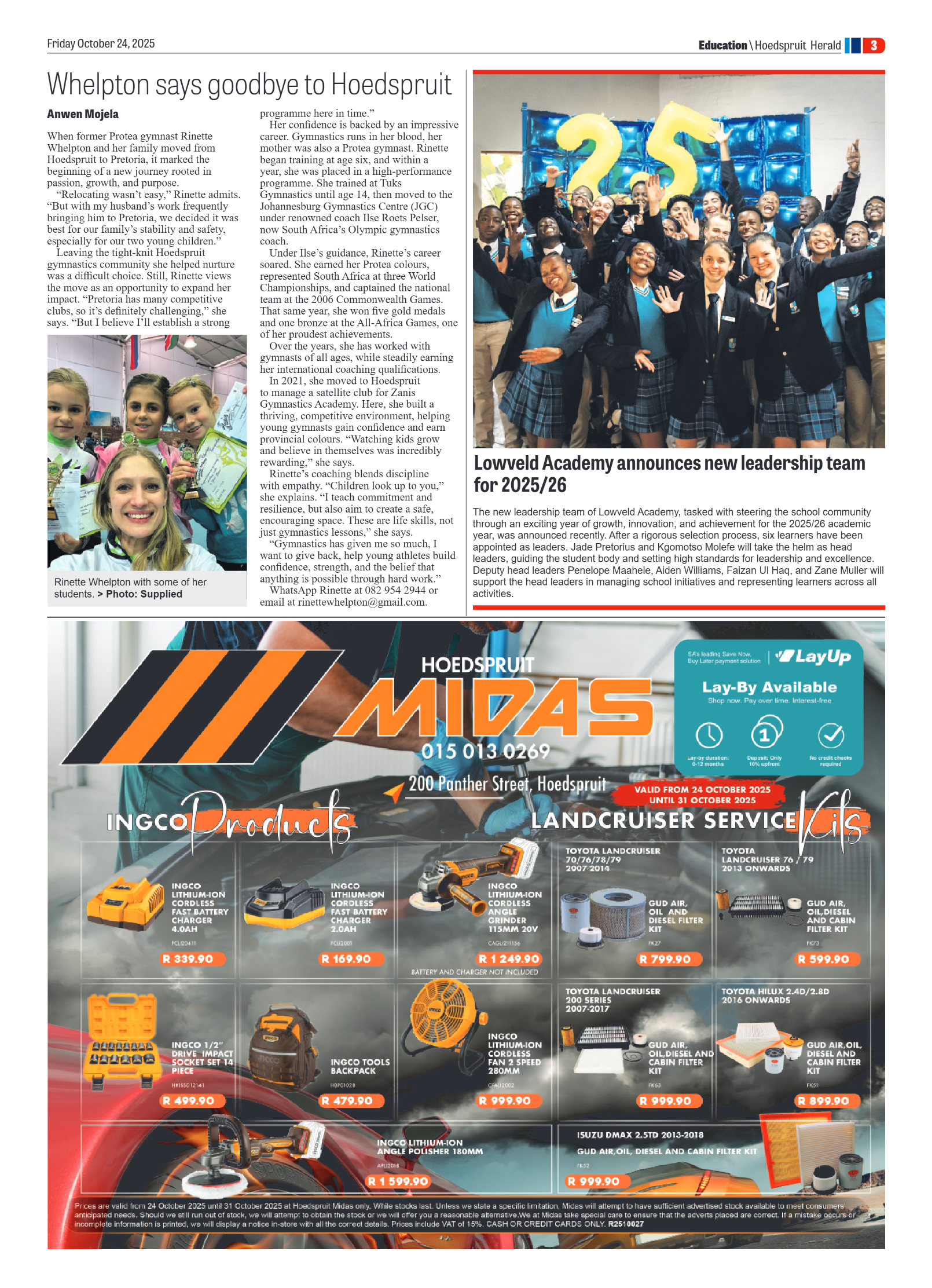 Hoedspruit Herald page 11