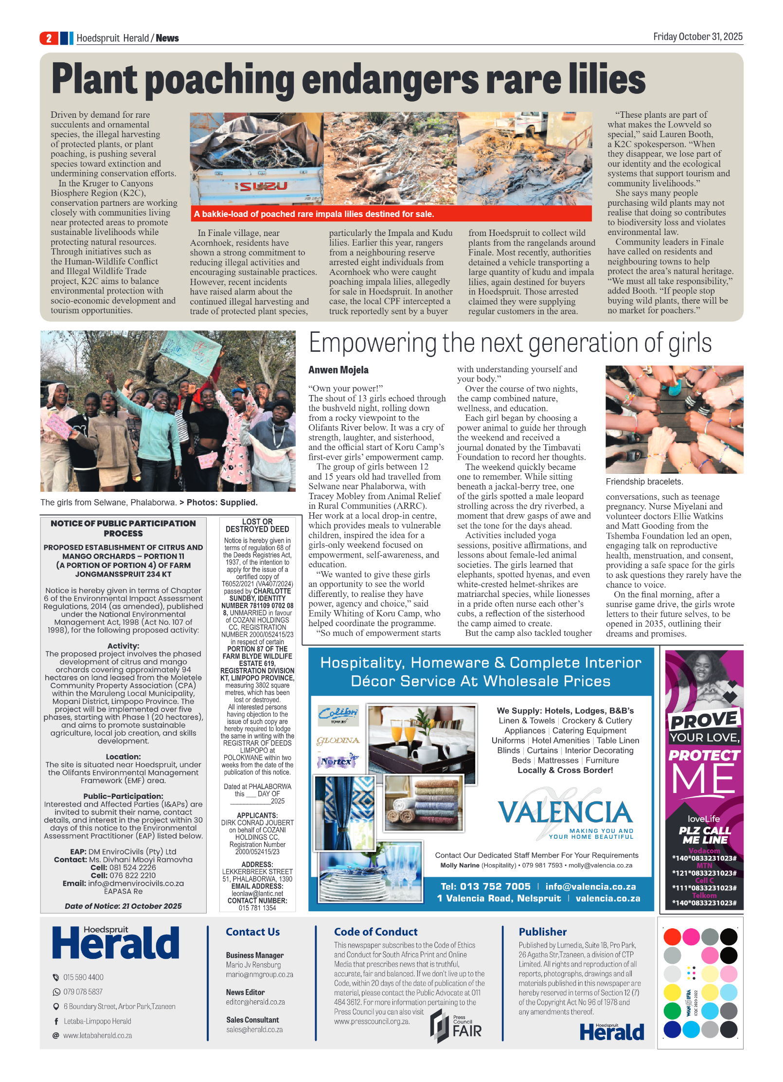 Hoedspruit Herald page 2