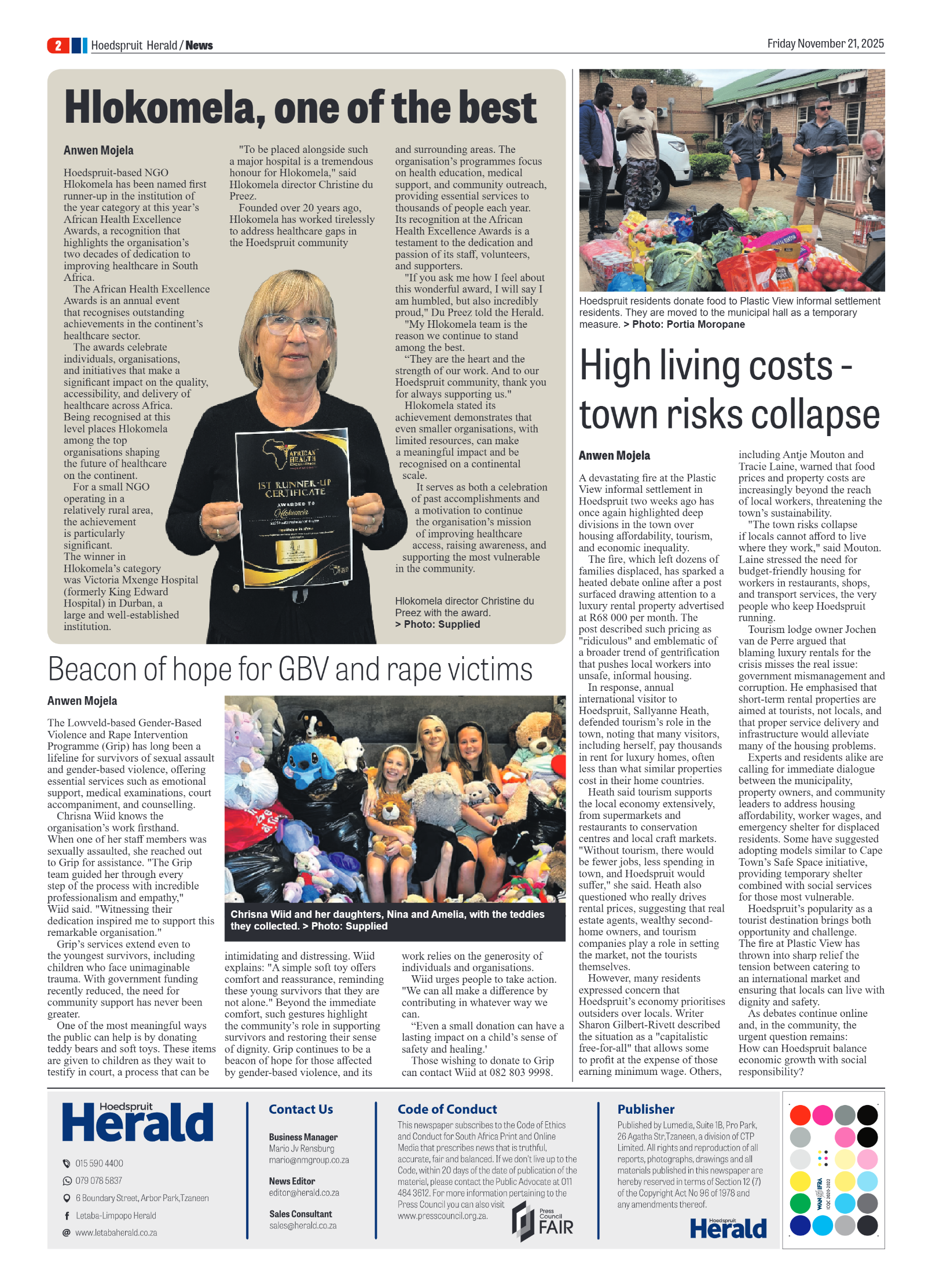 Hoedspruit Herald page 2