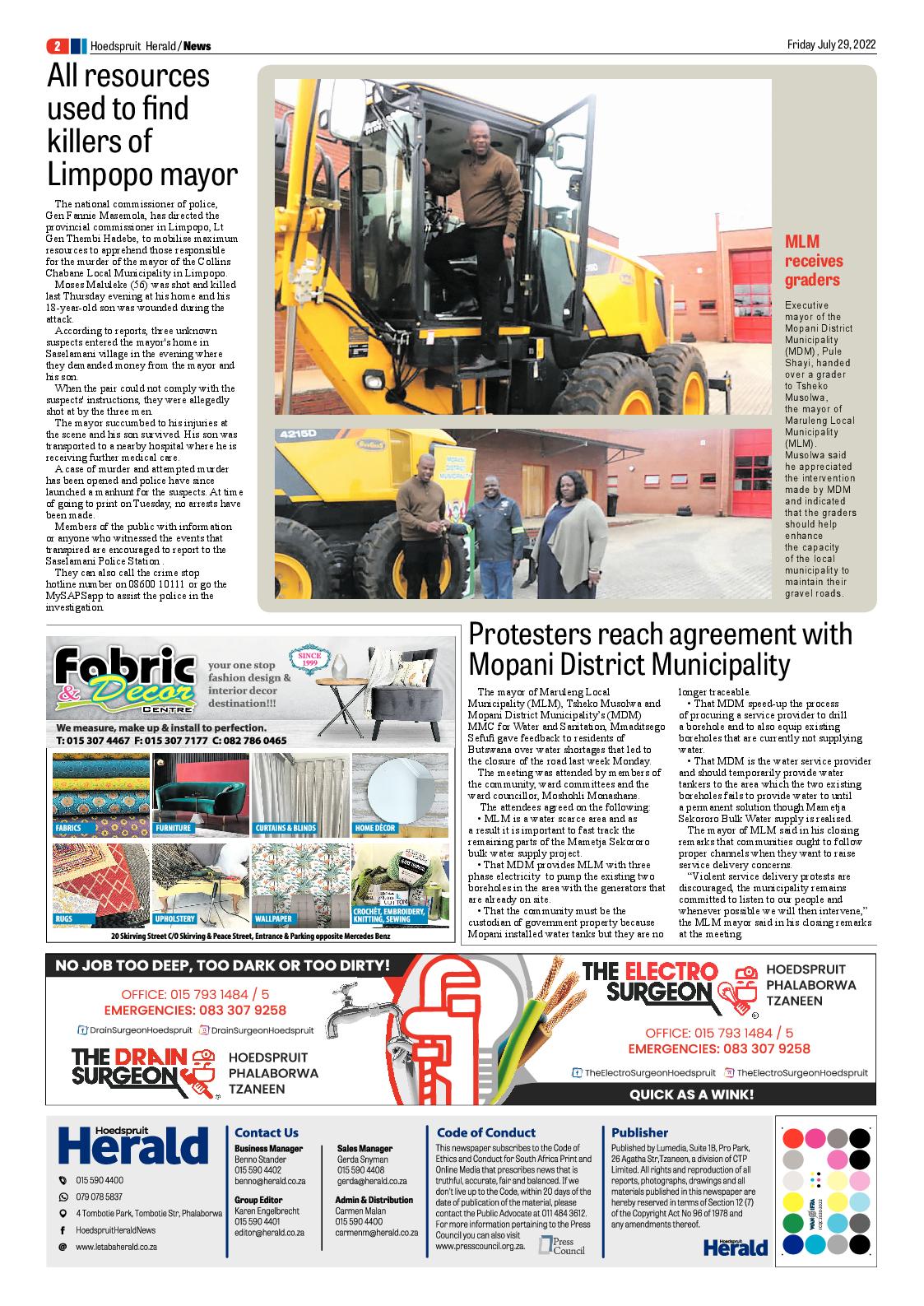Hoedspruit Herald page 2