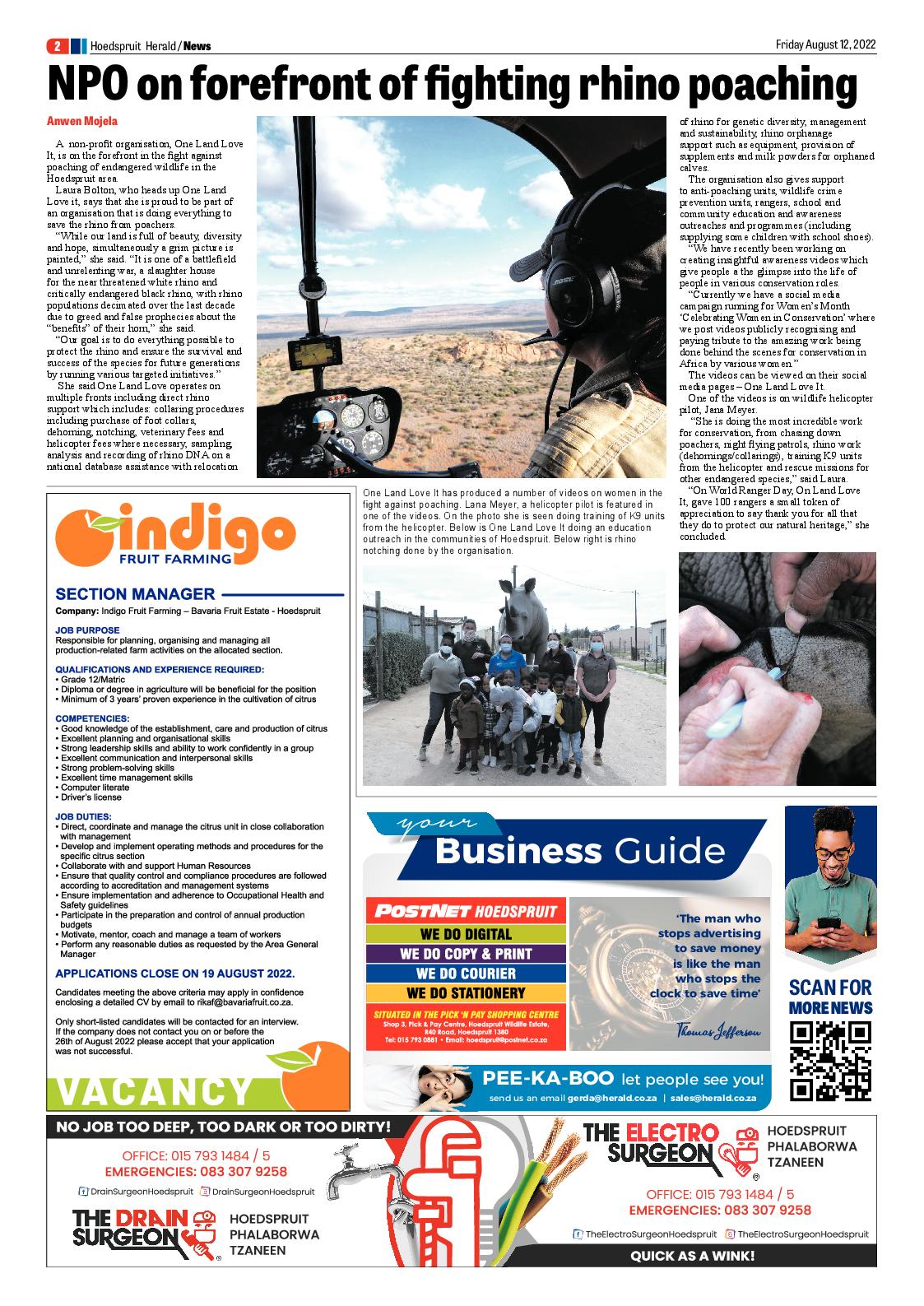 Hoedspruit Herald page 2